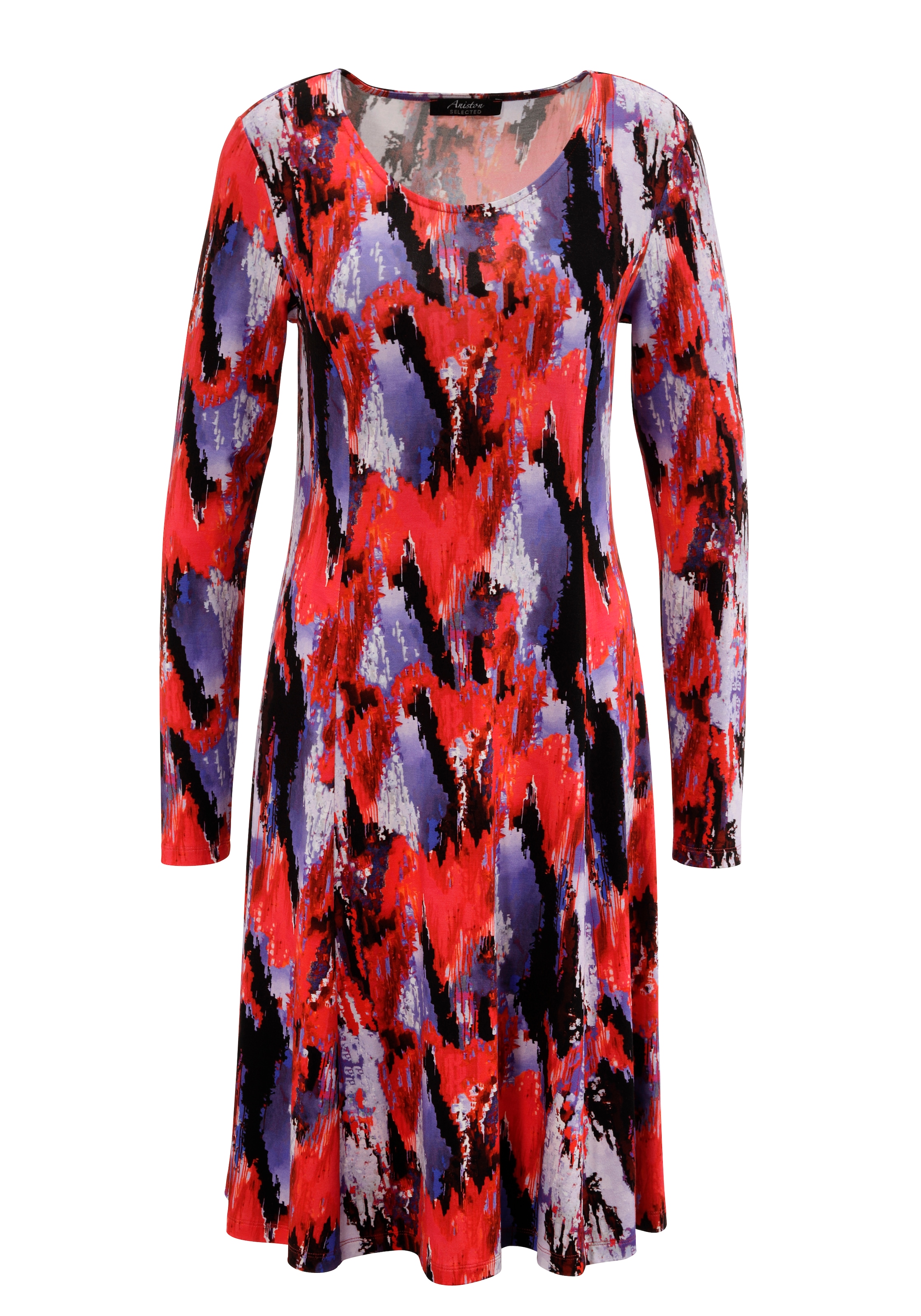 Aniston SELECTED Jerseykleid im modernen und abstrakten Farbverlauf