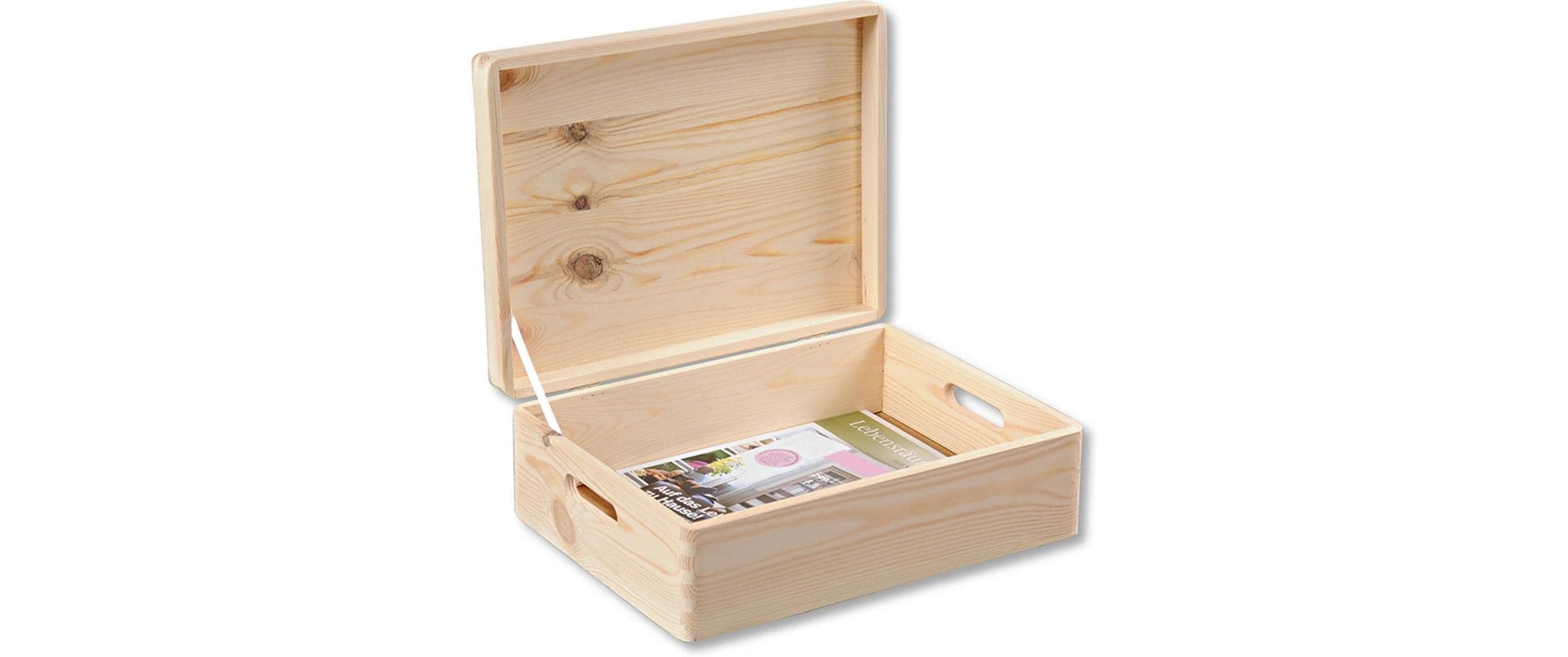 KESPER® Kiste »Aufbewahrungskiste, Kiefer, FSC« mit Klapttdeckel