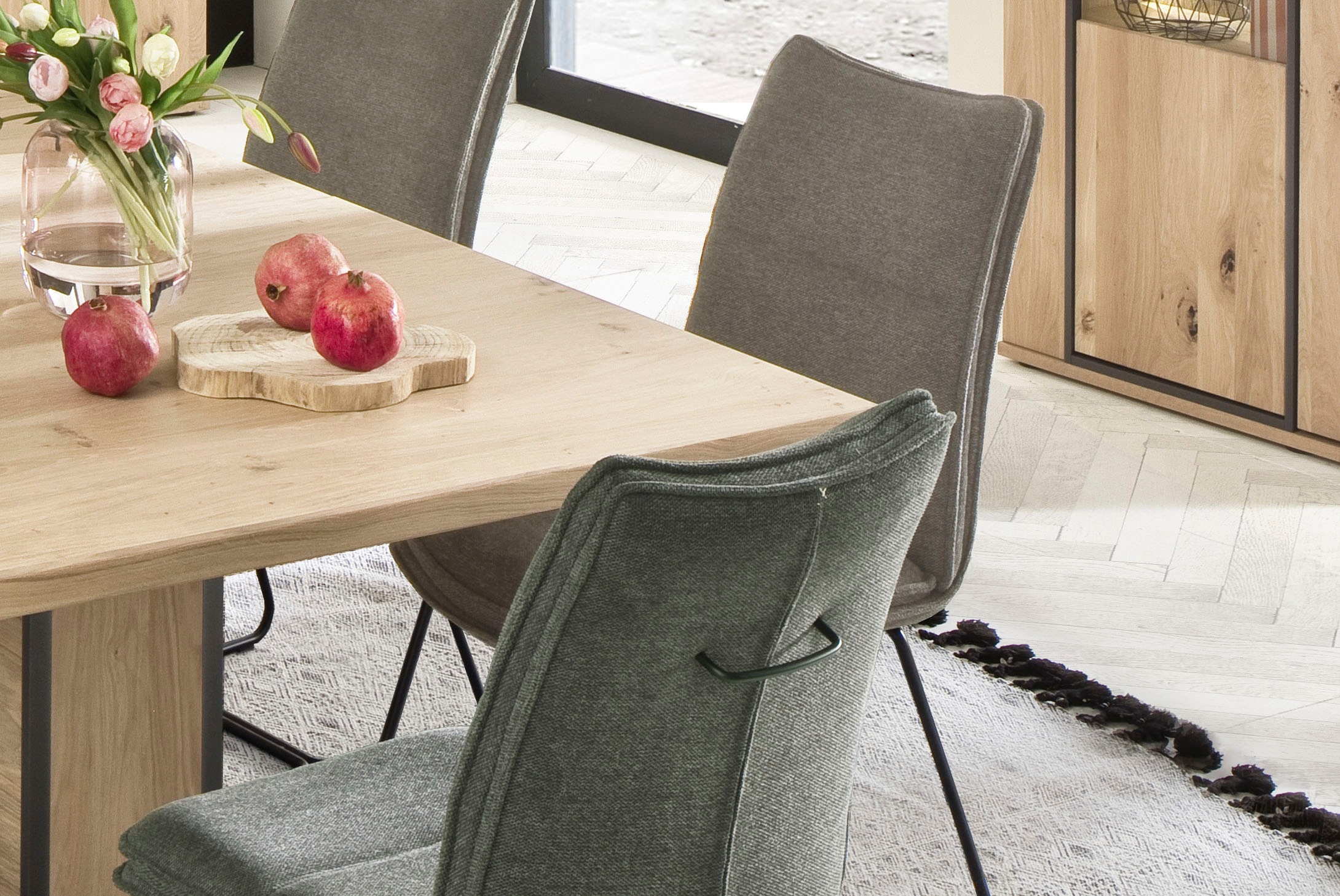 MCA furniture Stuhl »Hampton« (Set) 2 Stk.2er Set, mit Griff, Belastbarkeit 120 Kg, Sitzhöhe ca. 49 cm