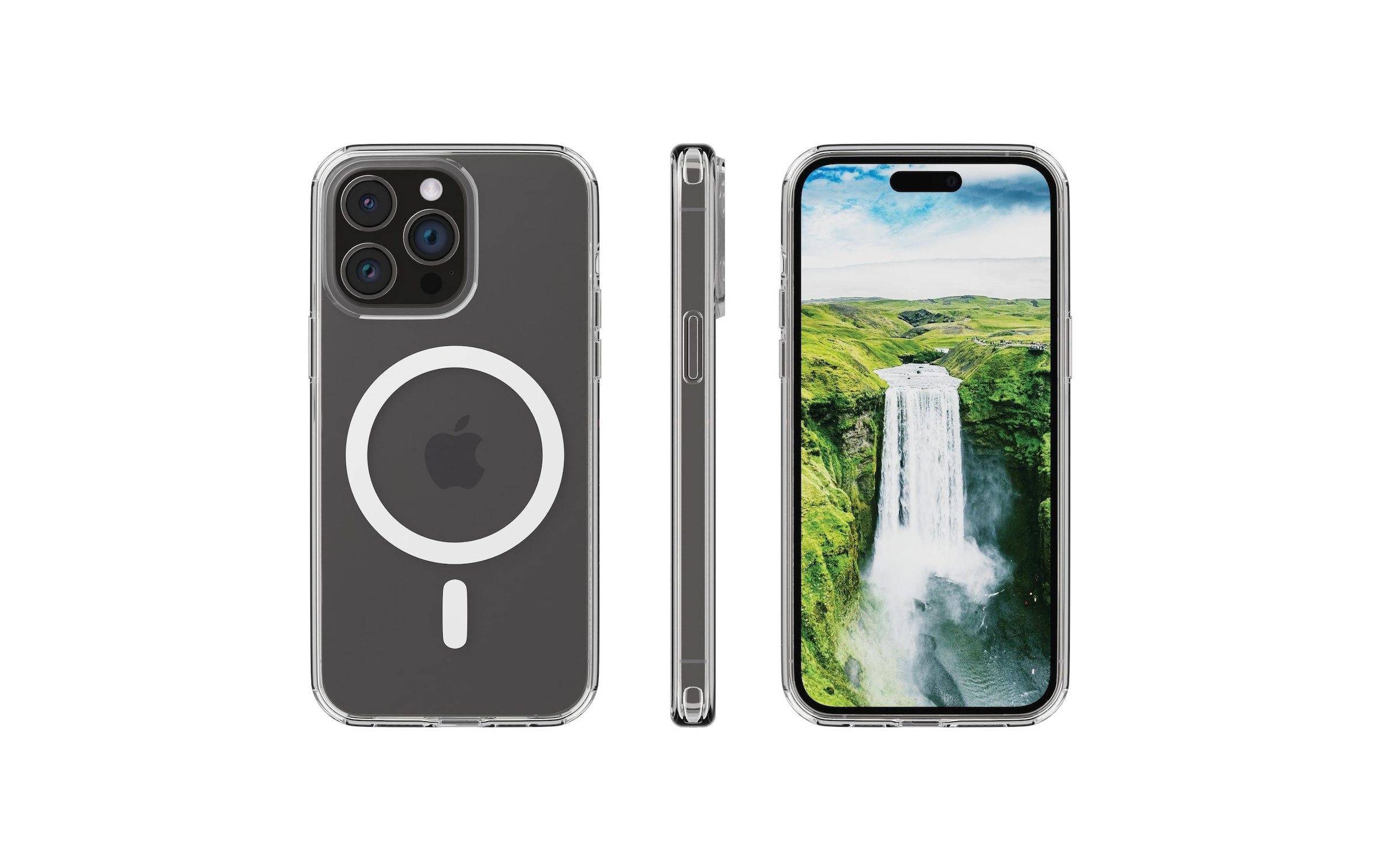 dbramante1928 Housse pour téléphone portable »Iceland Ultra D3O iPhone 15 Pro Max Transparent«