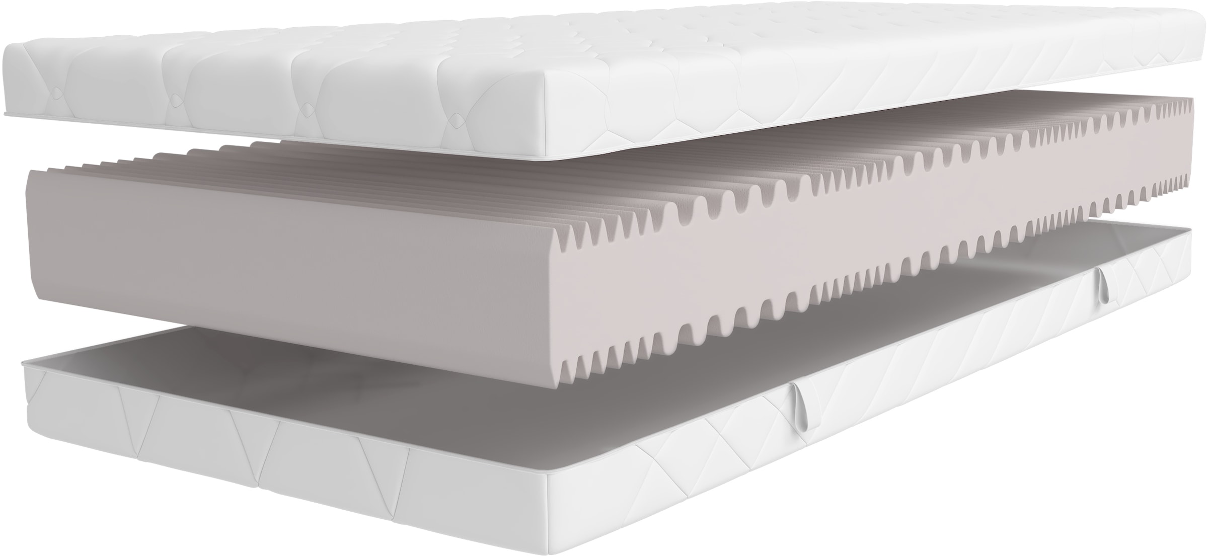 GOODproduct Matelas mousse confort »Luxus 20, 7 Zonen Matratze 90x200 cm, 140x200 cm & weitere Grössen« 20 cm hoch Raumgewicht: 30 kg/m³ 1 pièce, 1 cuis tlg. Matelas réversibles H2 / H3 / H4, ergonomiques, respirants