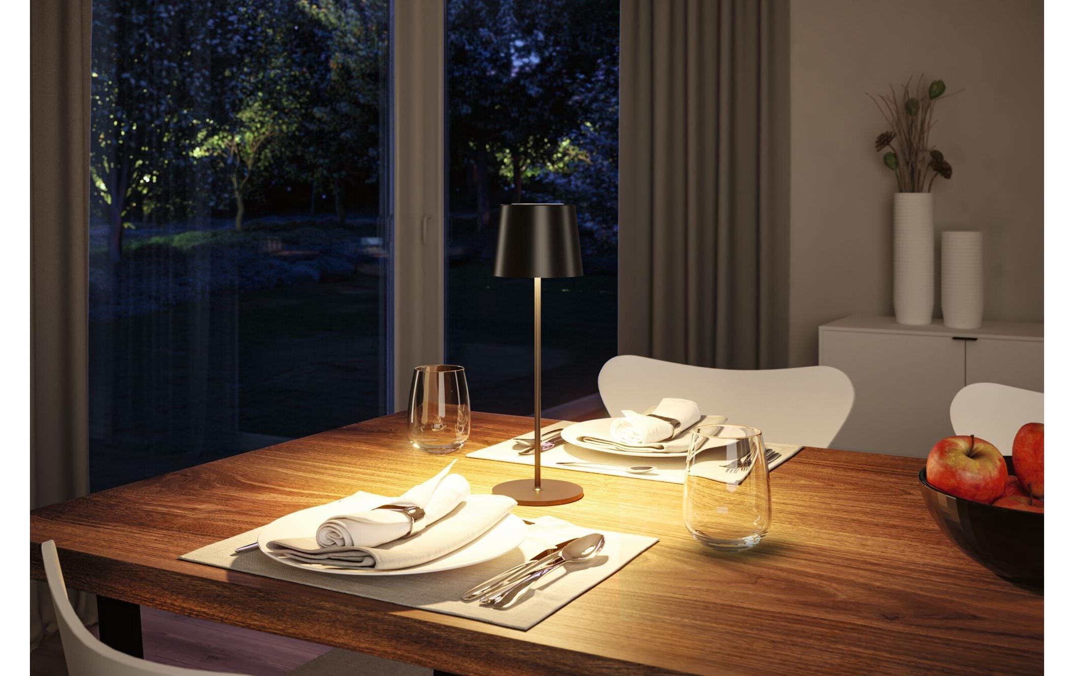 Paulmann LED Aussen-Tischleuchte »Akkuleuchte Gilo IP44 dimmbar« 1 Stk. Warmweiss