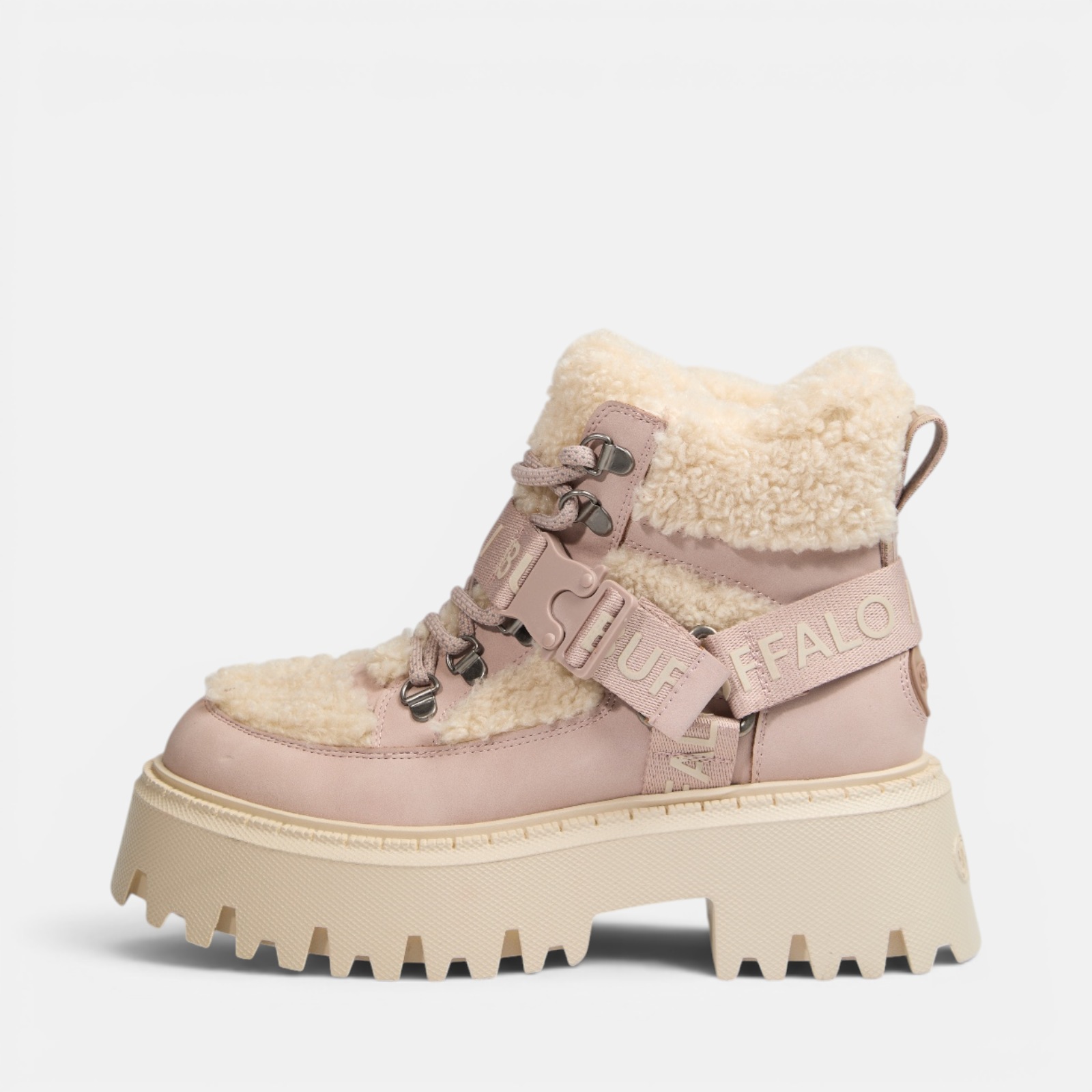 Buffalo Schnürboots »ASPEN«  Winterboots, Plateauboots mit Teddyfutter