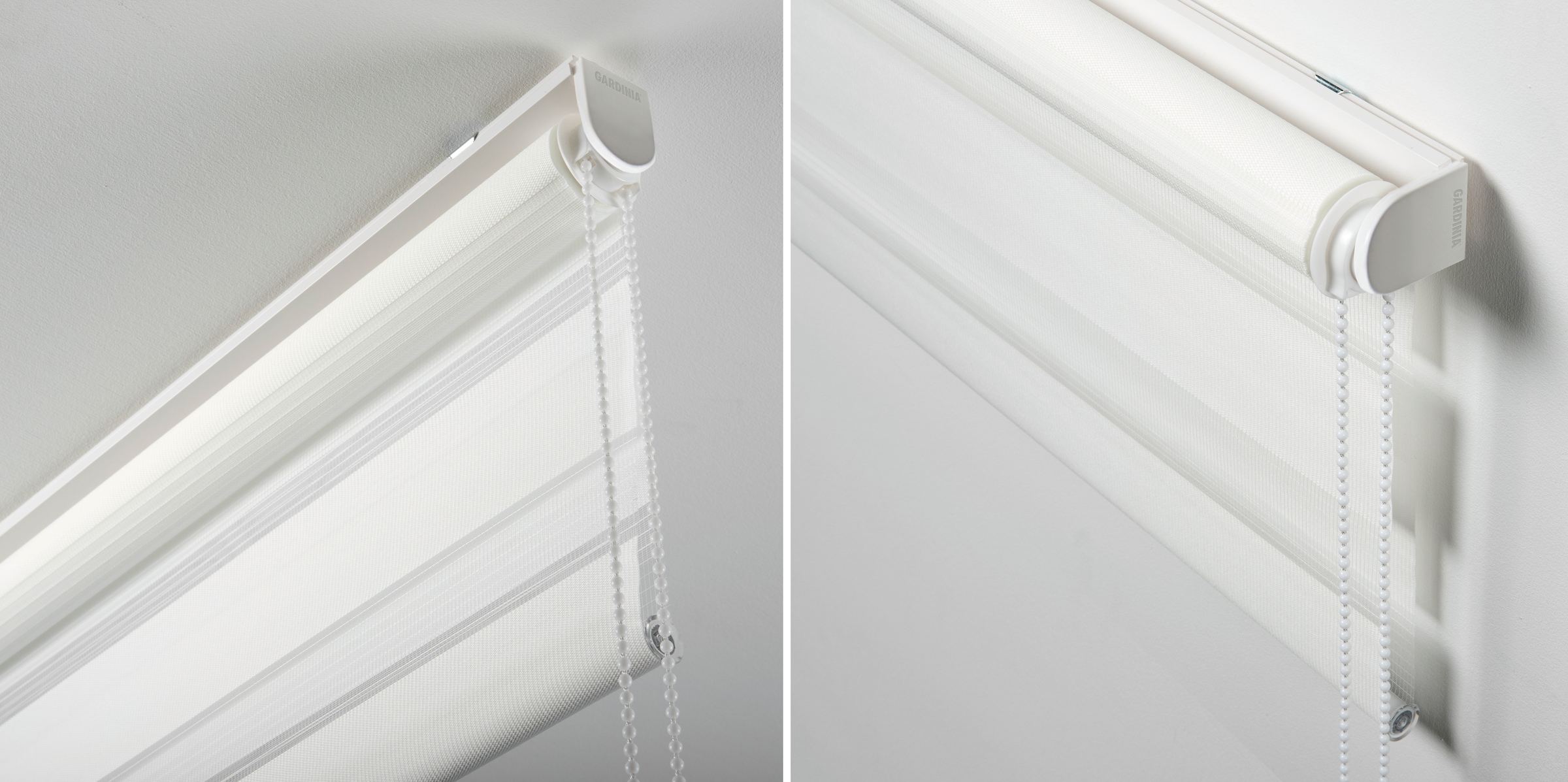 GARDINIA Store double »EASYFIX Doppelrollo mit Montageschiene« blickdicht Aucun perçage requis Schraubmontage möglich