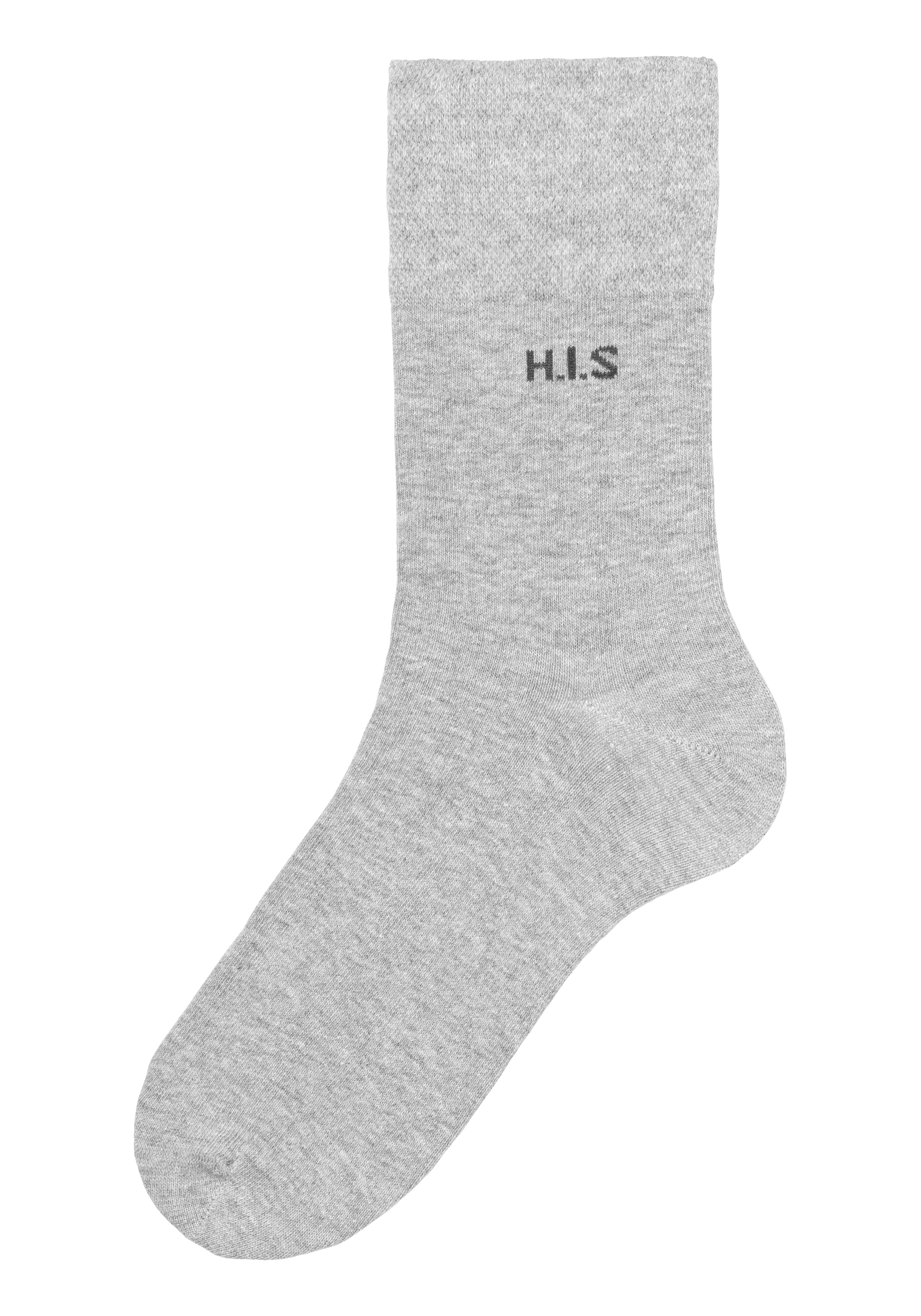 H.I.S Chaussettes Packung, 12 Couple tlg. ohne einschneidendes Gummi