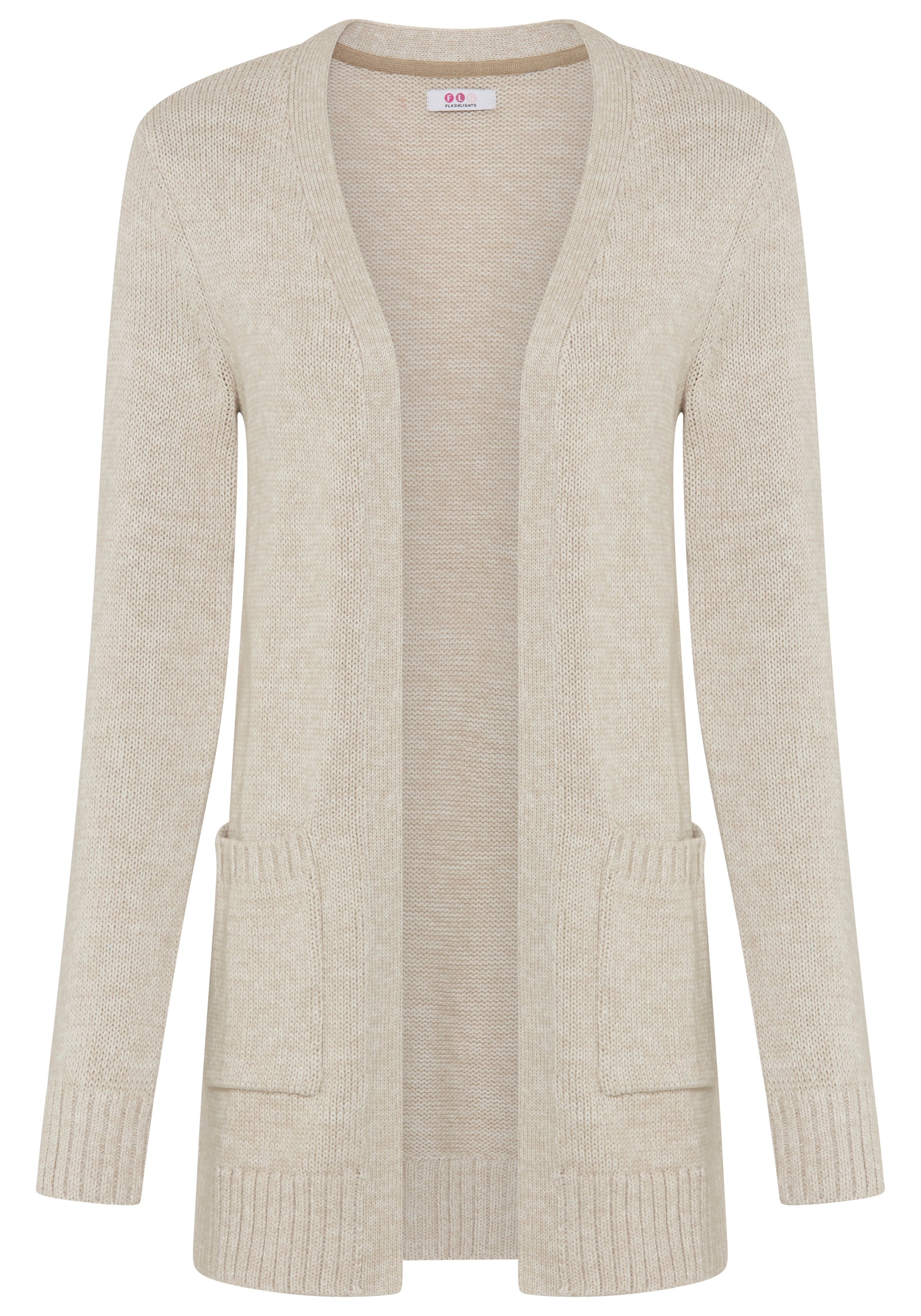 Flashlights Veste en tricot »in melierter Optik, elastisches Material« avec poches appliquées