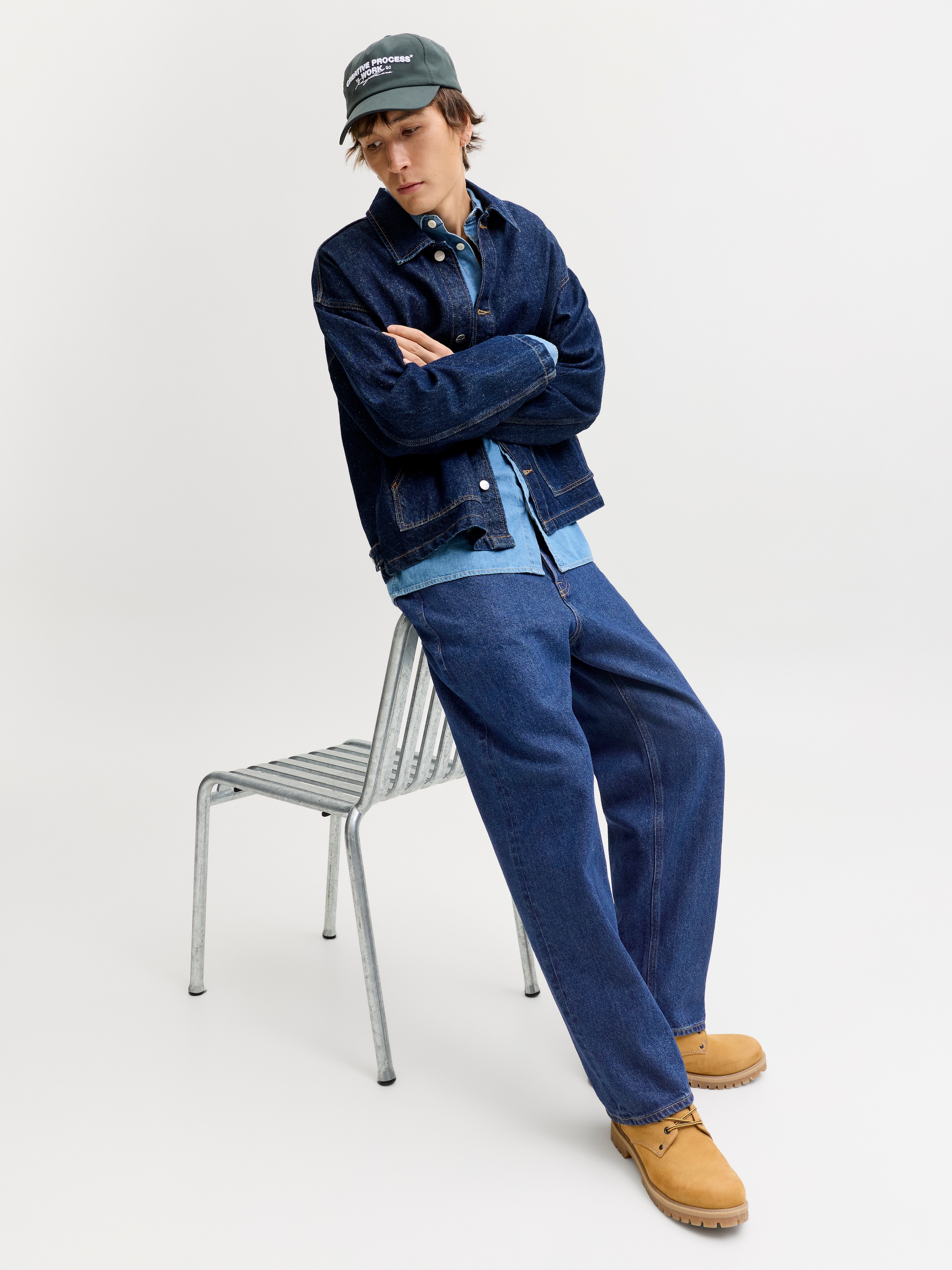 Jack & Jones Relax-fit-Jeans »JJIALEX JJORIGINAL SQ 738« Baumwolle, baggy fit