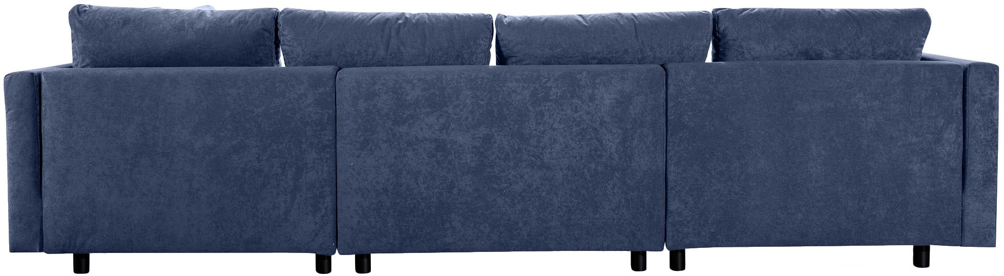 COLLECTION AB Paysage de salon »Toni U-Form mit Armlehne« inkl. Hocker und Zierkissen in abgesetzter Farbe, mit Bonnelfederkern