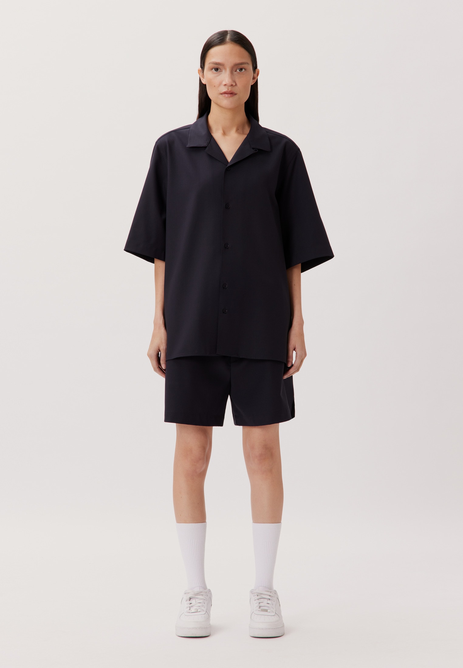 studio seidensticker Businesshemd »Studio« Regular 1/2 Reverskragen Uni