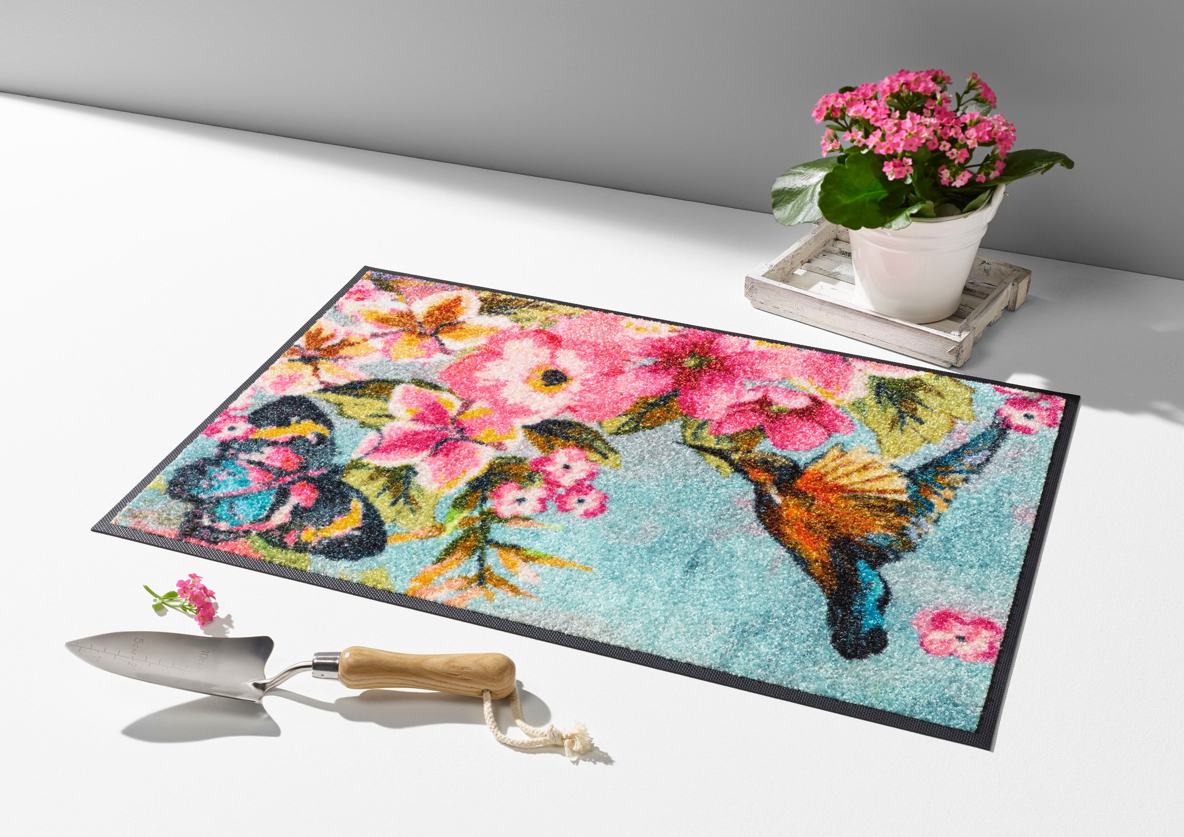 wash+dry by Kleen-Tex Fussmatte »Bloomibri« rechteckig