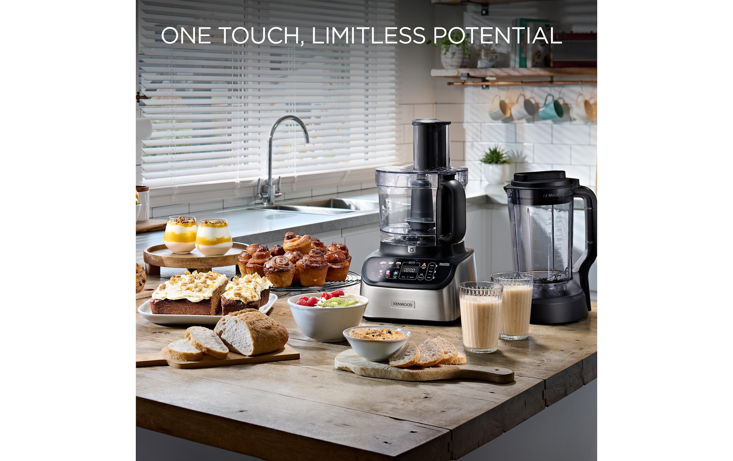 Kenwood Robot de cuisine »MultiPro One Touch FDM73.850SS«