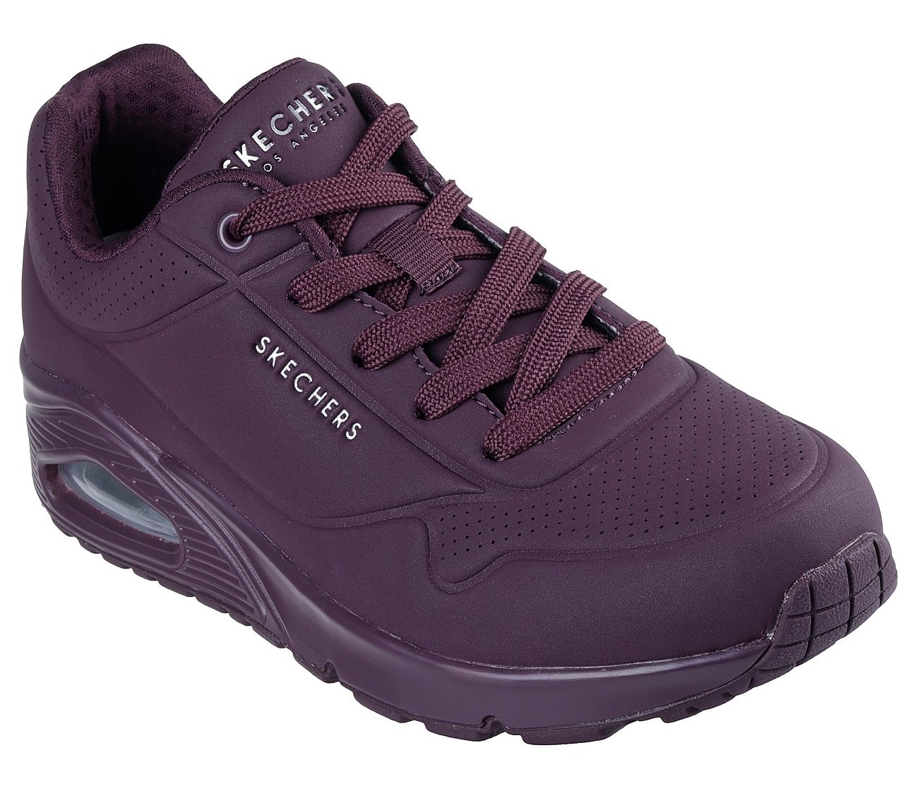 Skechers Wedgesneaker »UNO STAND ON AIR«  Freizeitschuh, Halbschuh, Schnürschuh weich gepolsterte Innensohle