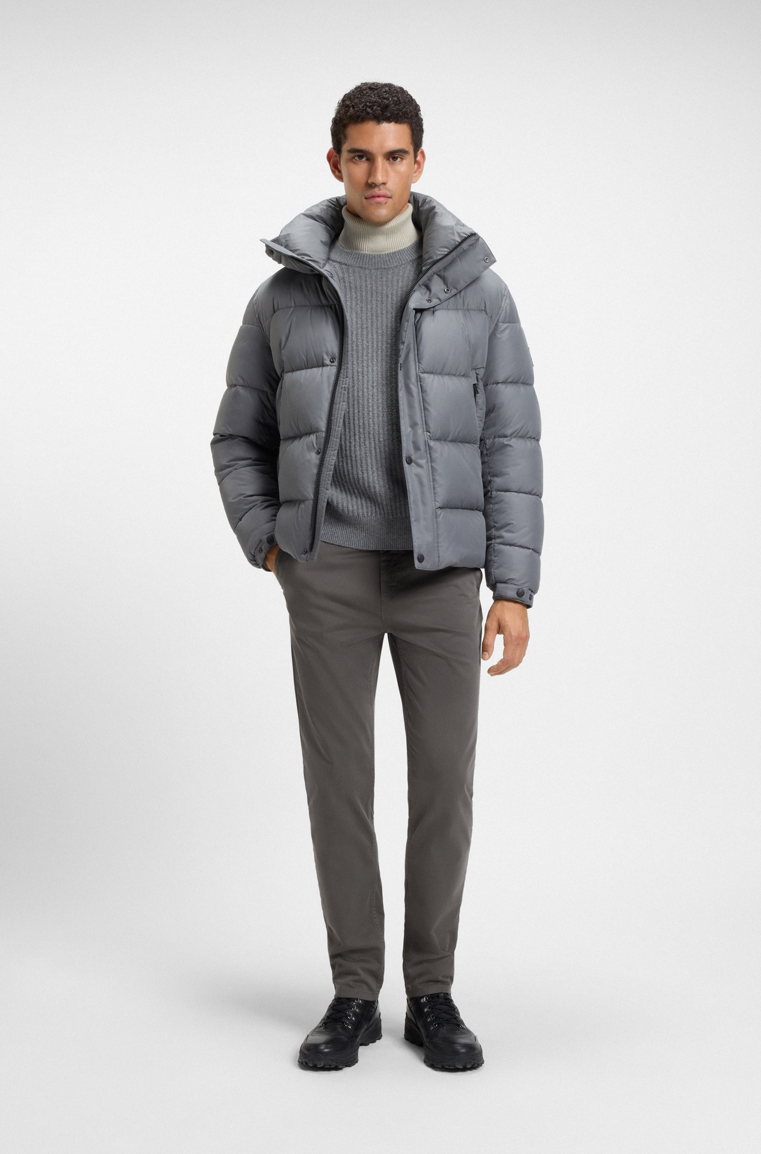 BOSS ORANGE Chinohose »tapered«  mit BOSS Logo hinten