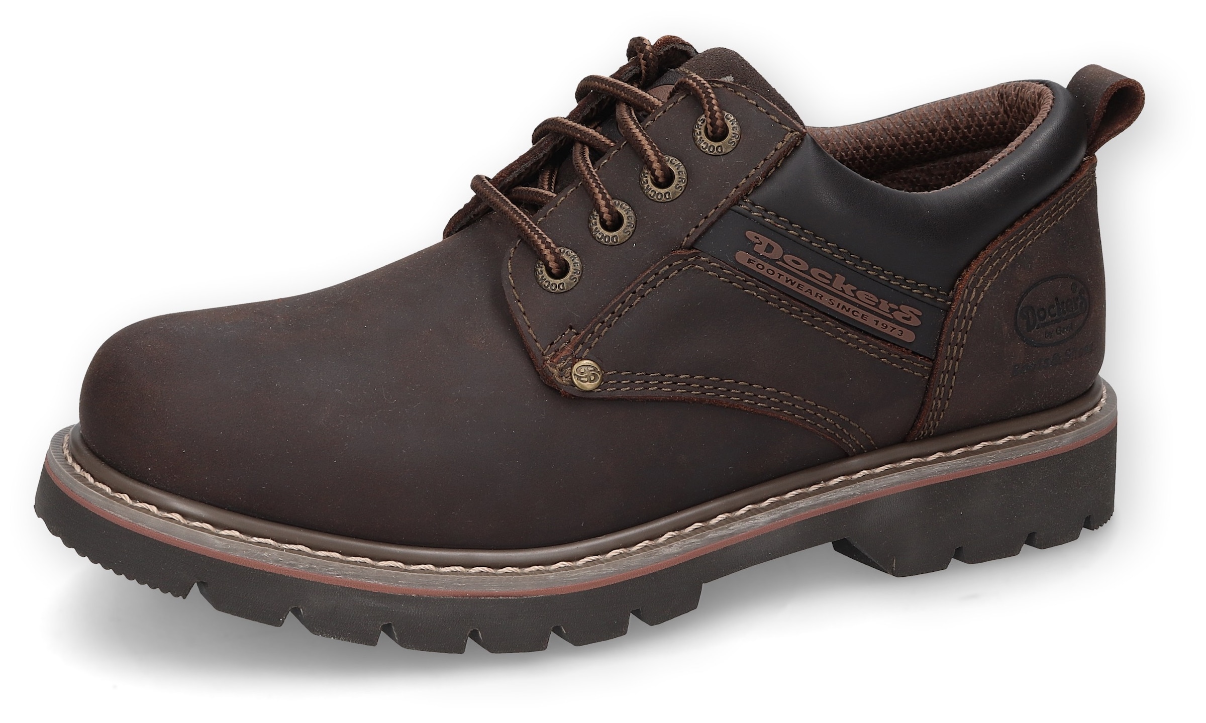 Dockers by Gerli Chaussure à lacets  chaussure de trekking, chaussure traditionnelle avec semelle profilée