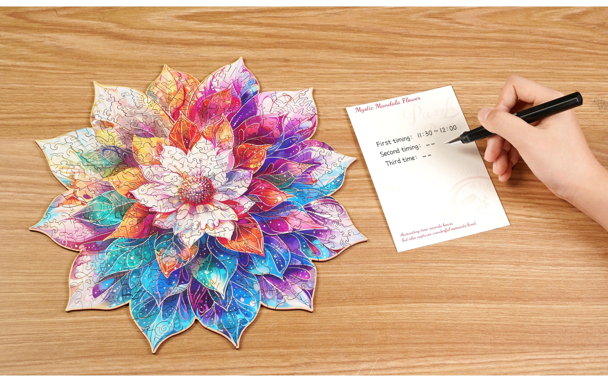   3D-Puzzle »RoboTime Mystic Mandala Flower«
