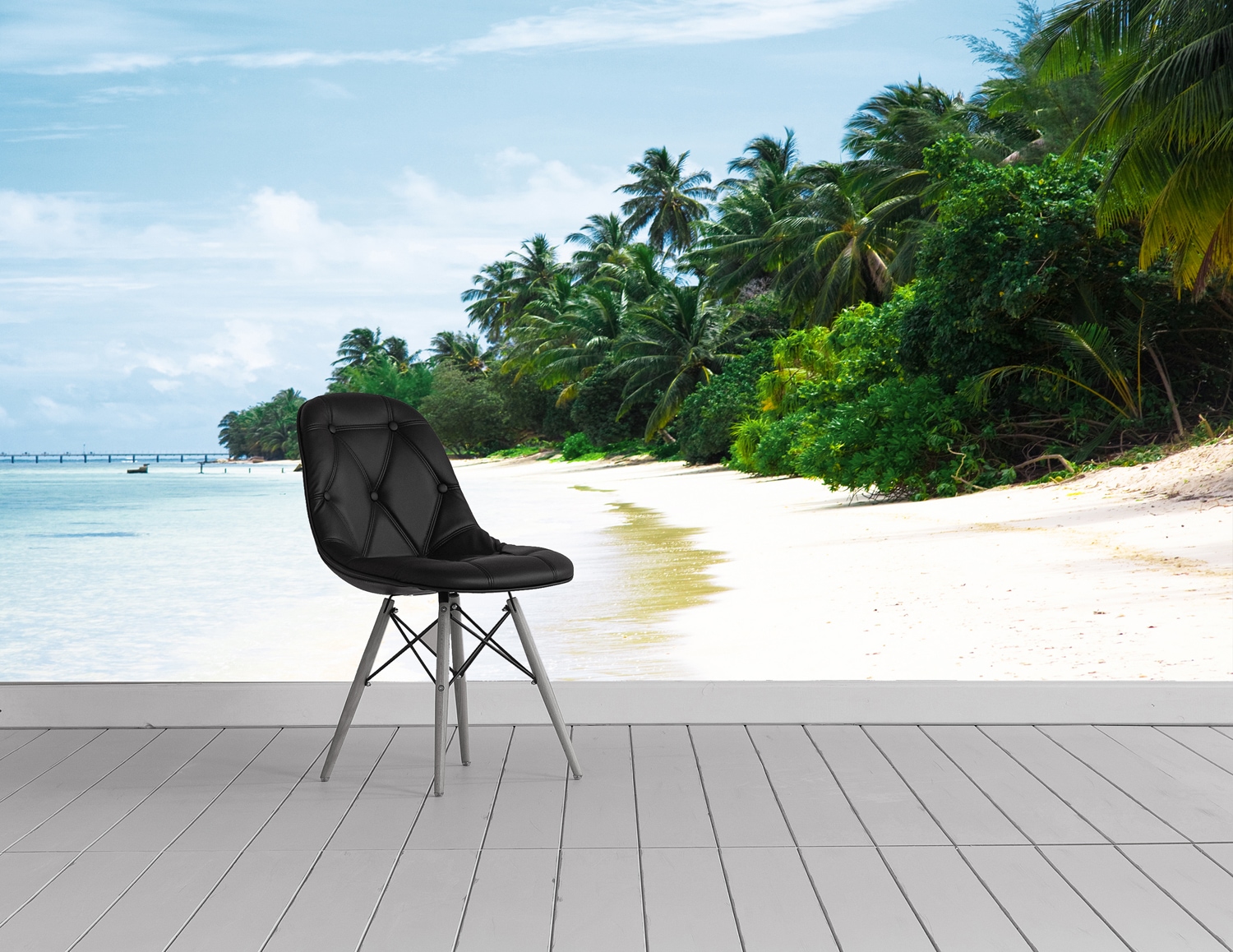 queence Papier peint photo »Sandstrand« Motif | Plage | imprimé | mer | naturellement | réaliste lisse panneaux muraux, autocollants, papier peint, stickers, déco murale, motif photo XXL