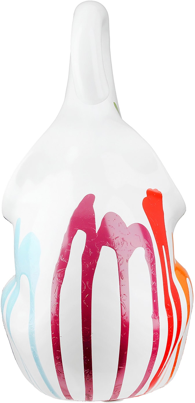 GILDE Skulptur »Figur Elefant Colori weiss« Elefant Tierfigur moderne Deko Wohnaccessoire Kinderzimmerdeko