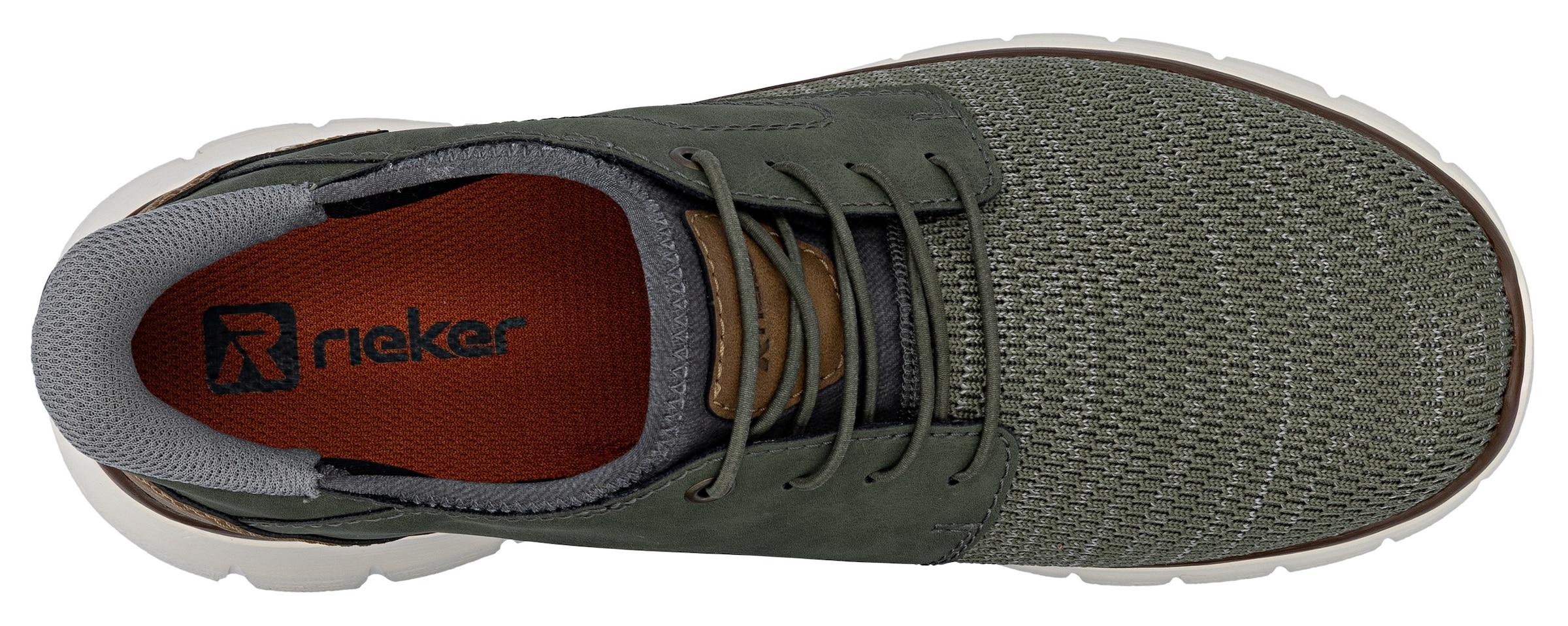 Rieker Slip-On Sneaker  , Freizeitschuh, Halbschuh, Schlupfschuh, gepolsterter Fersenabschluss