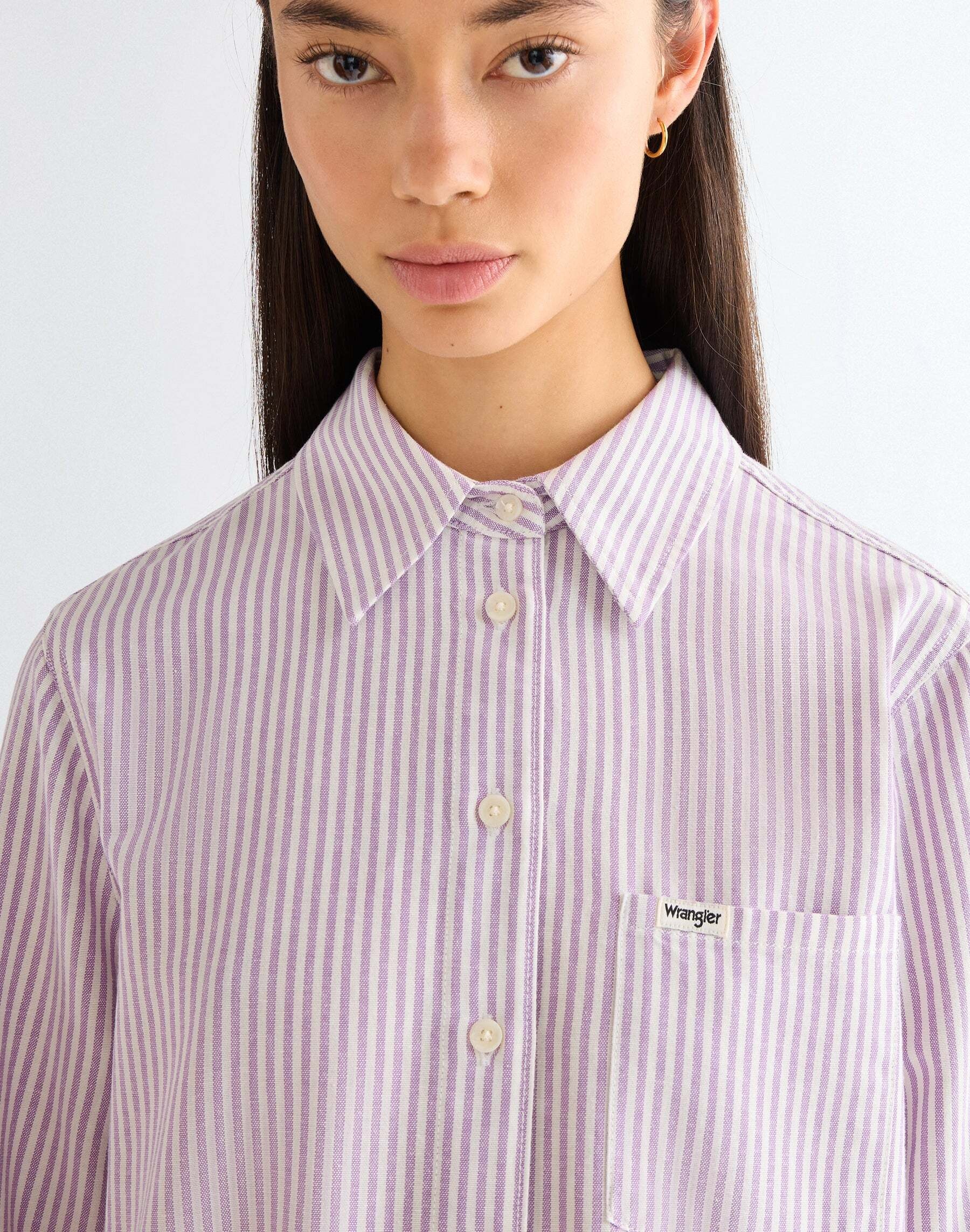 Wrangler Langarmbluse »WRANGLER Langarmhemd 1 Pocket«