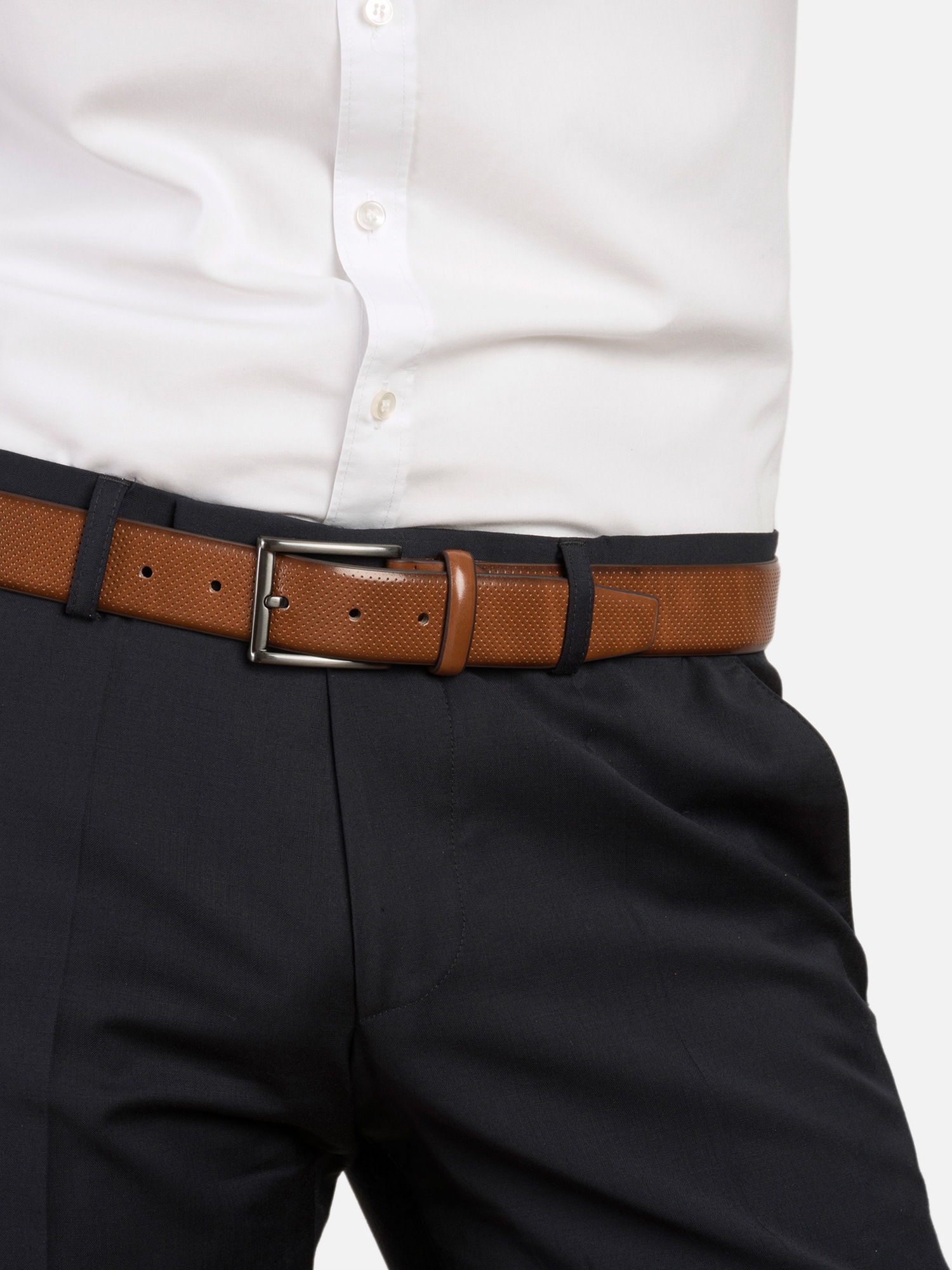 MONTI Ledergürtel »DUBLIN«, mit Lochstruktur