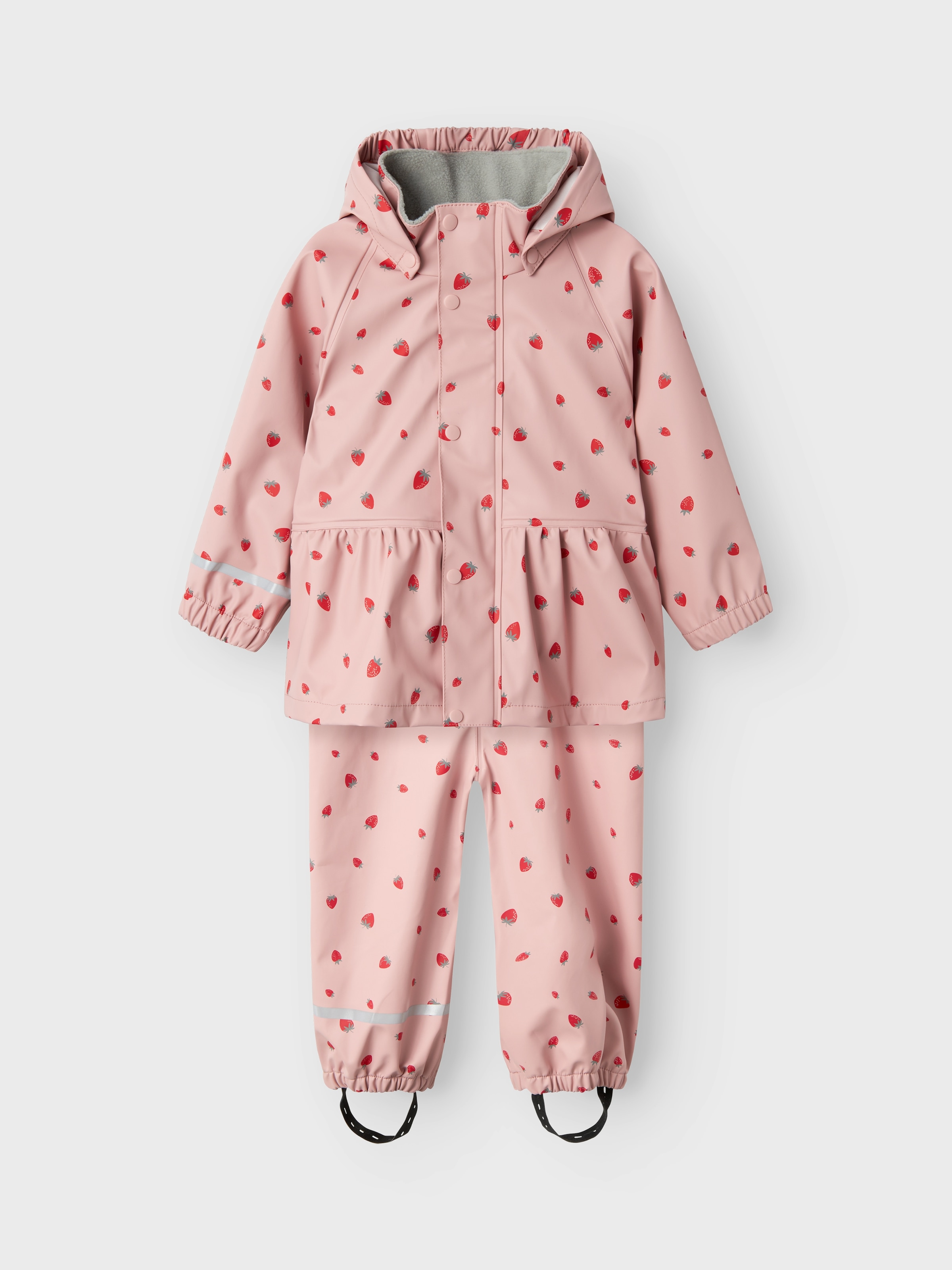 Name It Veste de pluie »NMFDRY10 RAIN SET AOP FO« Set,  mit Kapuze mit passender Hose