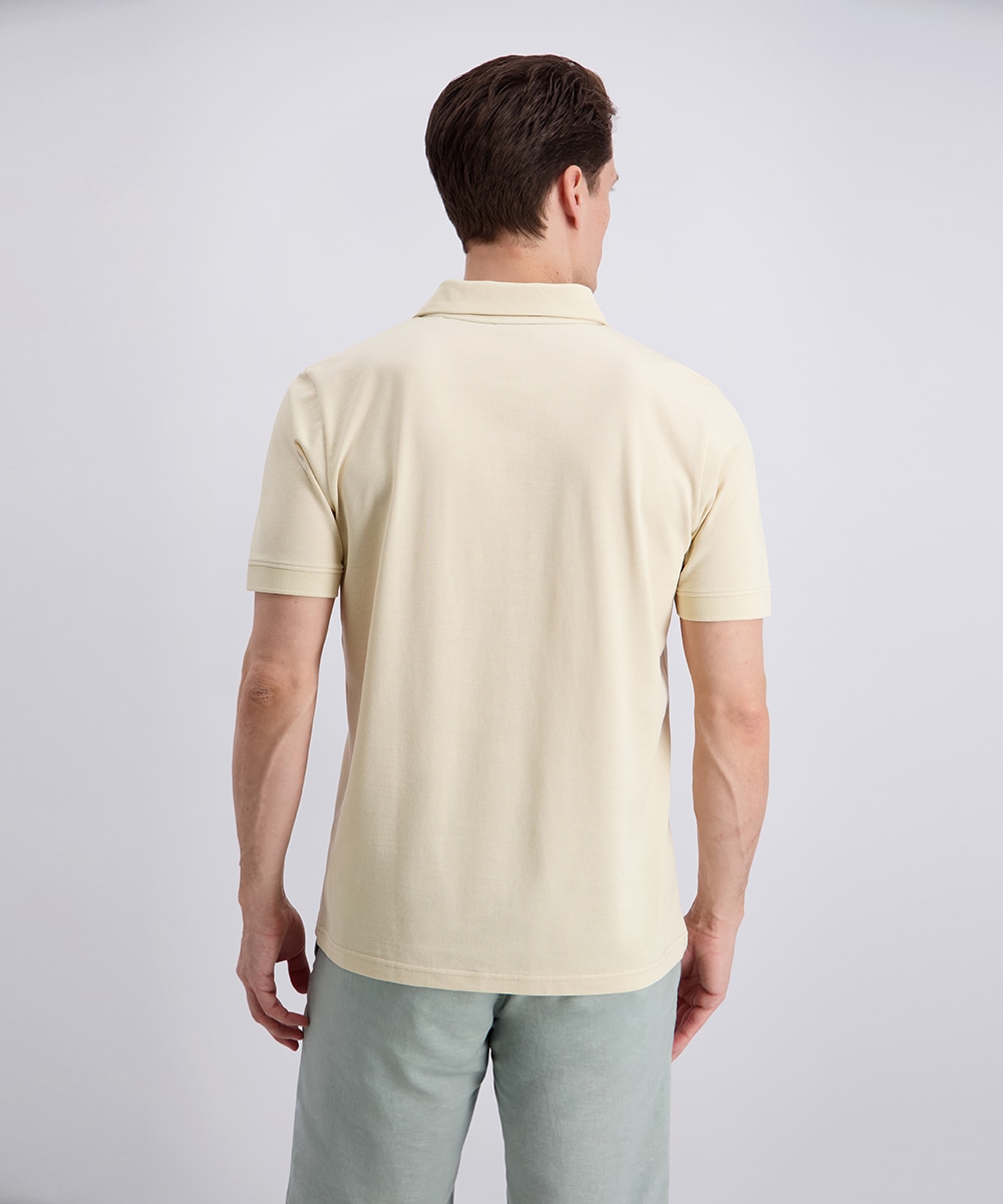 Pierre Cardin Polo coupe normale, manches courtes, col polo ouvert