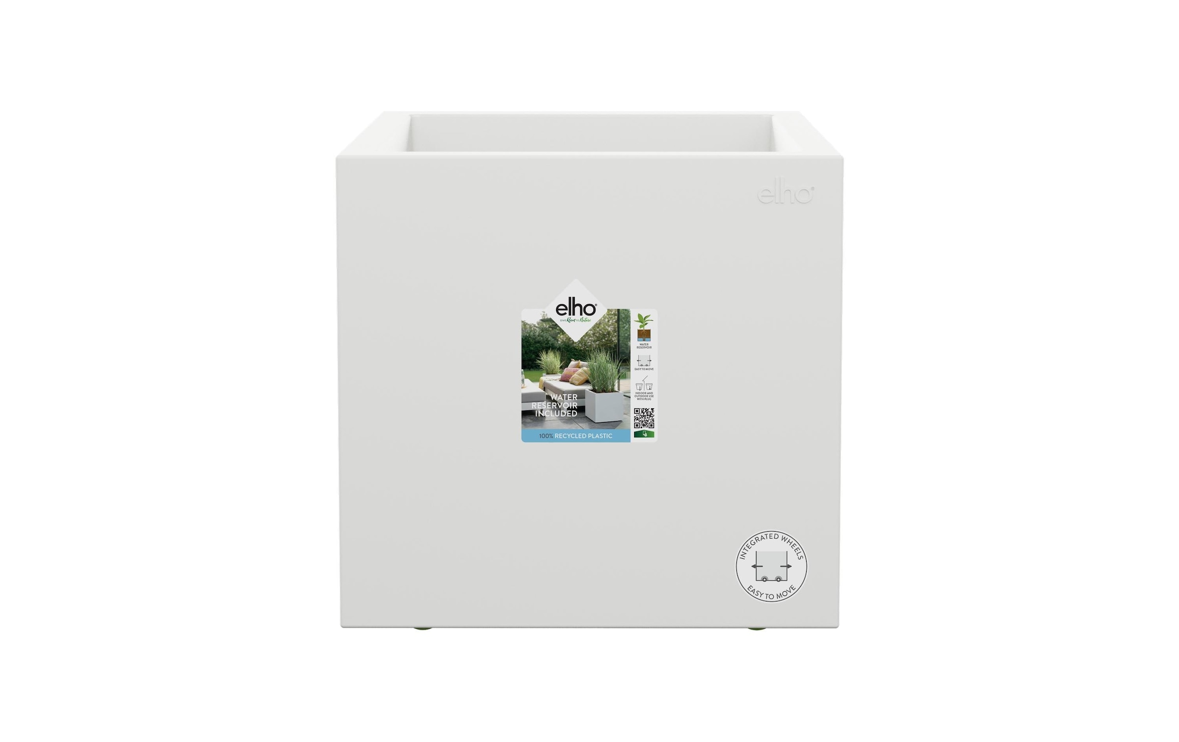 Elho Pot de fleurs »Next Quadrat 30 cm«