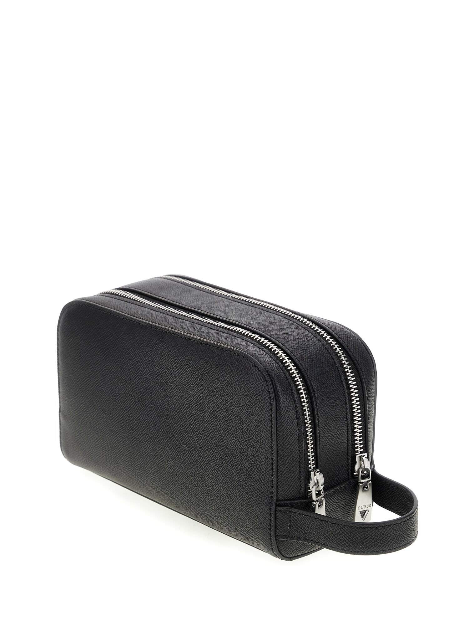 Guess Kulturbeutel »MILANO SMALL NECESSAIRE« Waschtasche, Kosmetiktasche, Reisetasche mit Handschlaufe