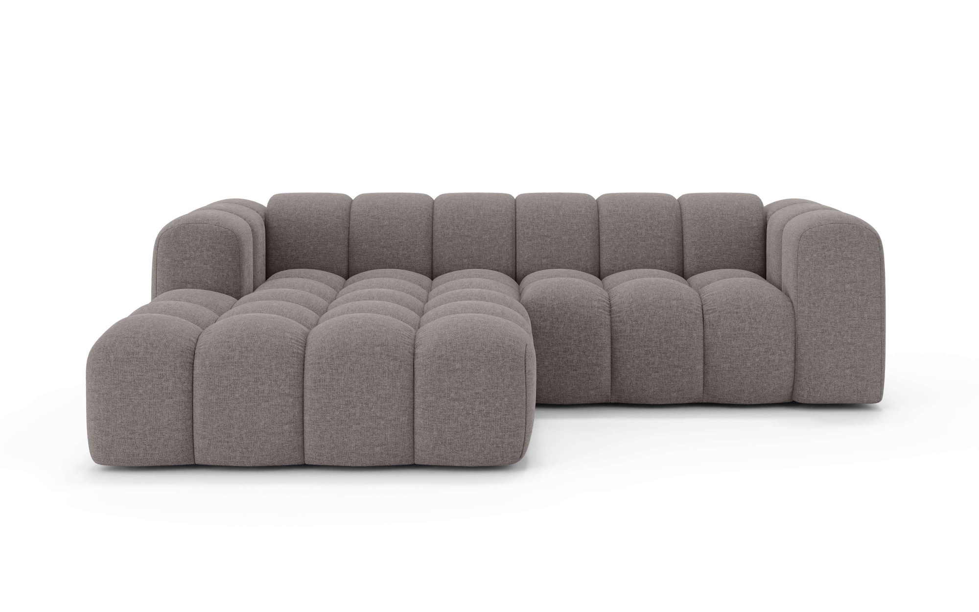 GOODproduct Ecksofa »KALLIE Design-Sofa mit Wellenunterfederung, Bubble-Optik, 248/186/72cm« moderne Steppung, hoher Sitzkomfort und modernes Design
