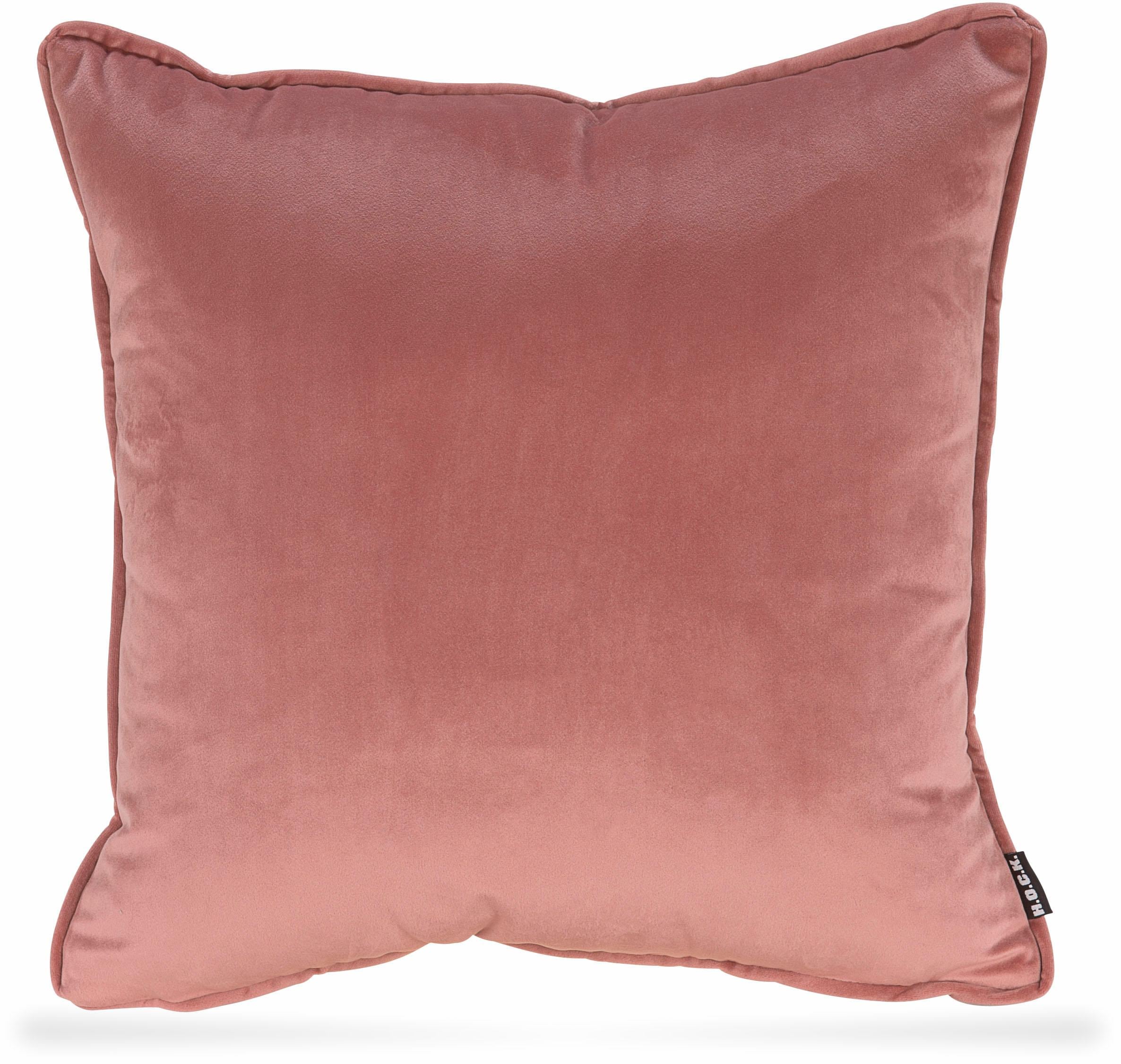 H.O.C.K. Dekokissen »Nobile Samt« Kissenhülle mit Füllung, 1 Stück