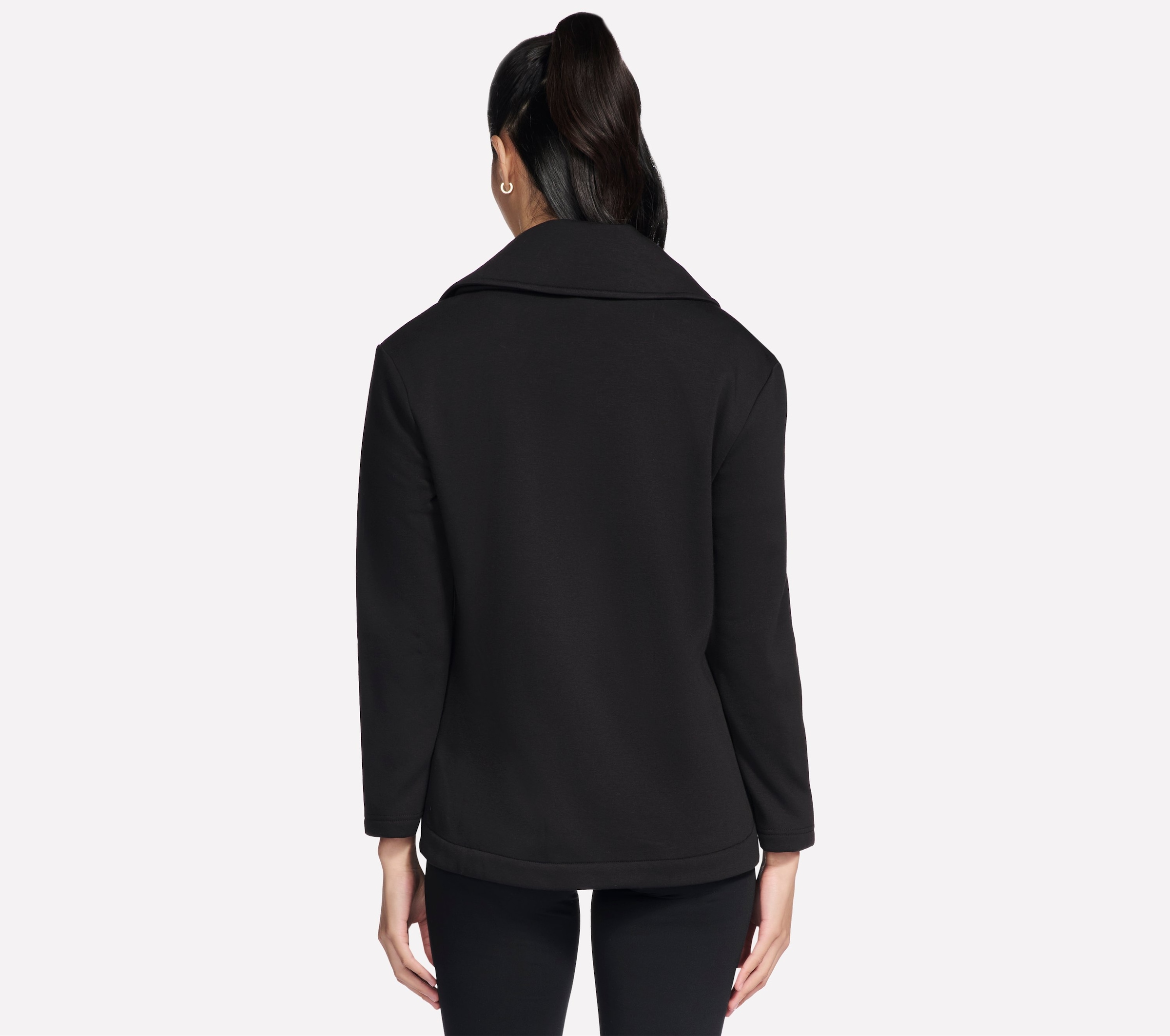 Skechers Trainingsjacke »GOSNUGGLE TUNIC FZ JACKET« langärmliges Design, mit breitem, umklappbarem Kragen