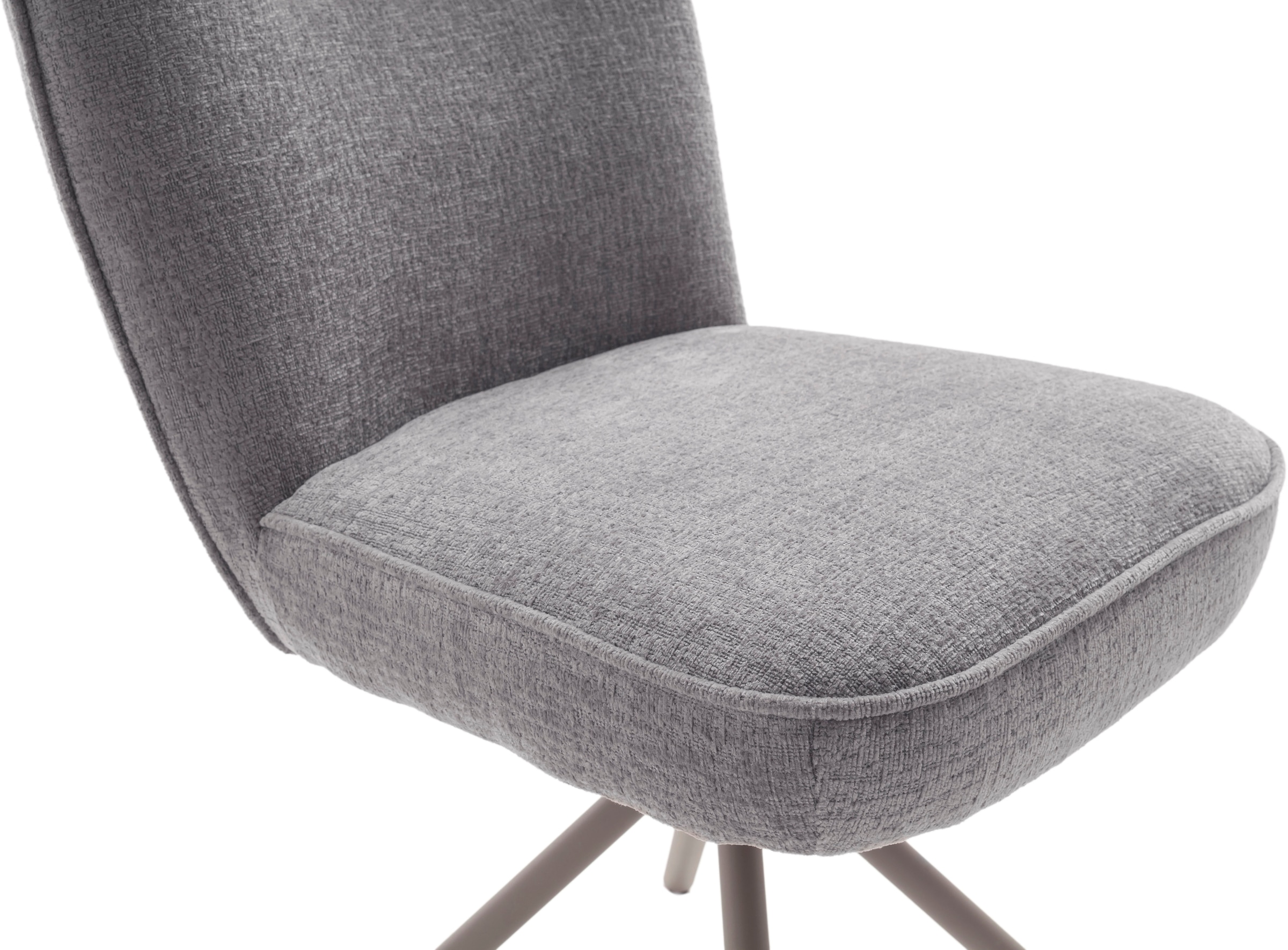 MCA furniture Chaise à 4 pieds (Ensemble) 2 cuis180° drehbar, Taschenfederkern
