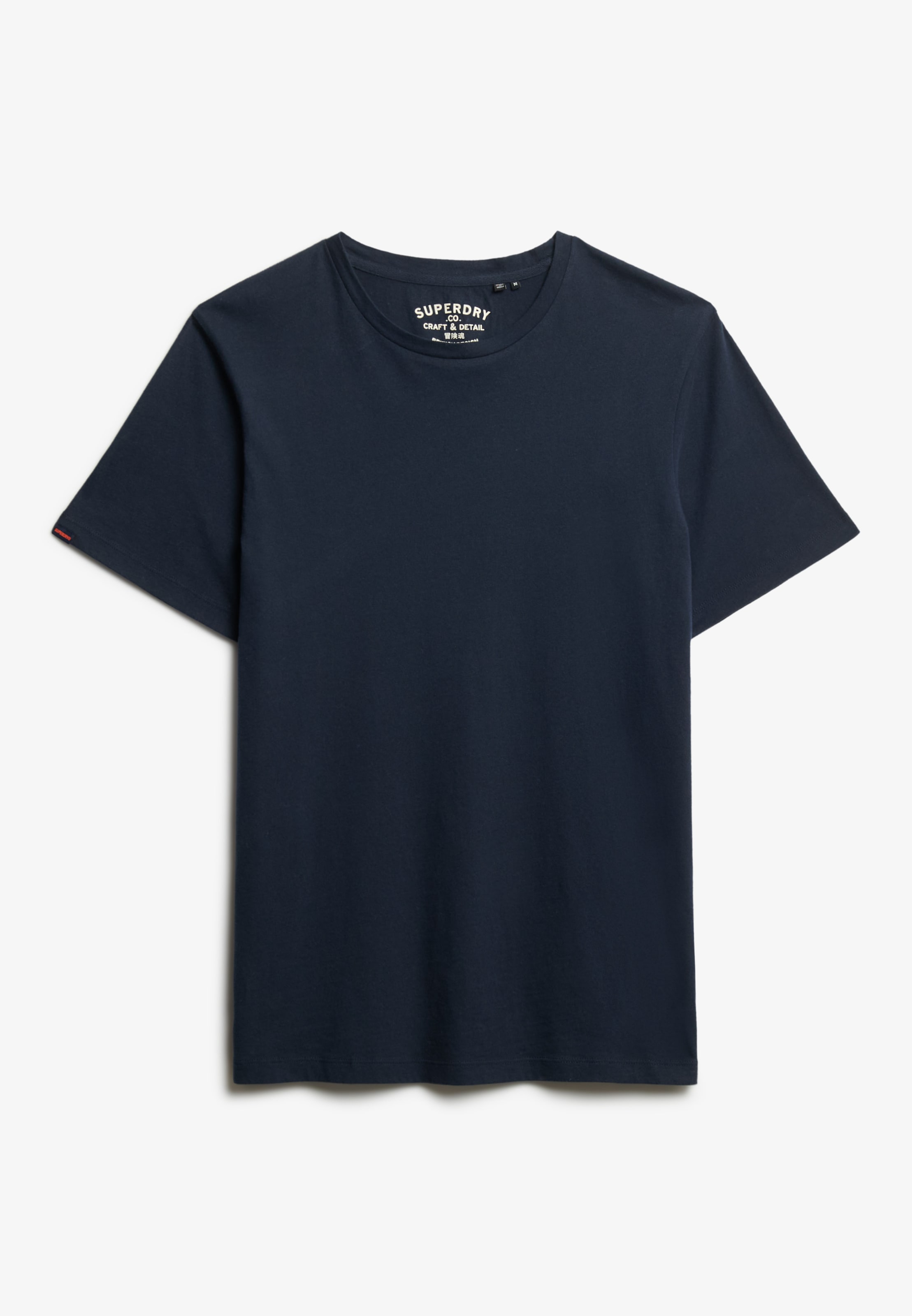 Superdry Rundhalsshirt »CLASSIC ESSENTIAL TEE« Relaxed Fit, aus Baumwolle und Single Jersey, mit Rundhalsausschnitt