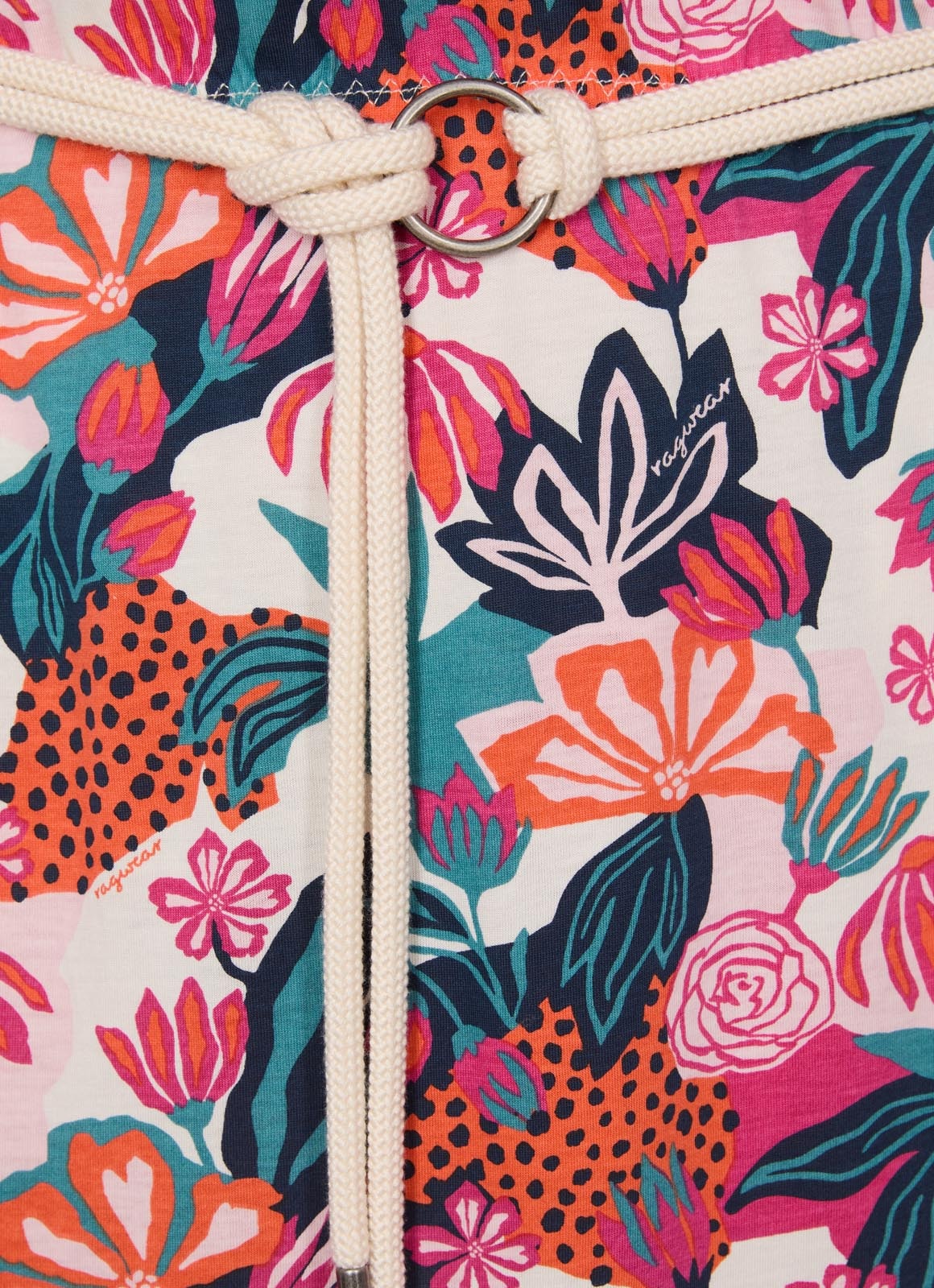 Ragwear Mini-robe »LILITHE PRINT« en mélange de coton, coupe normale, manches courtes