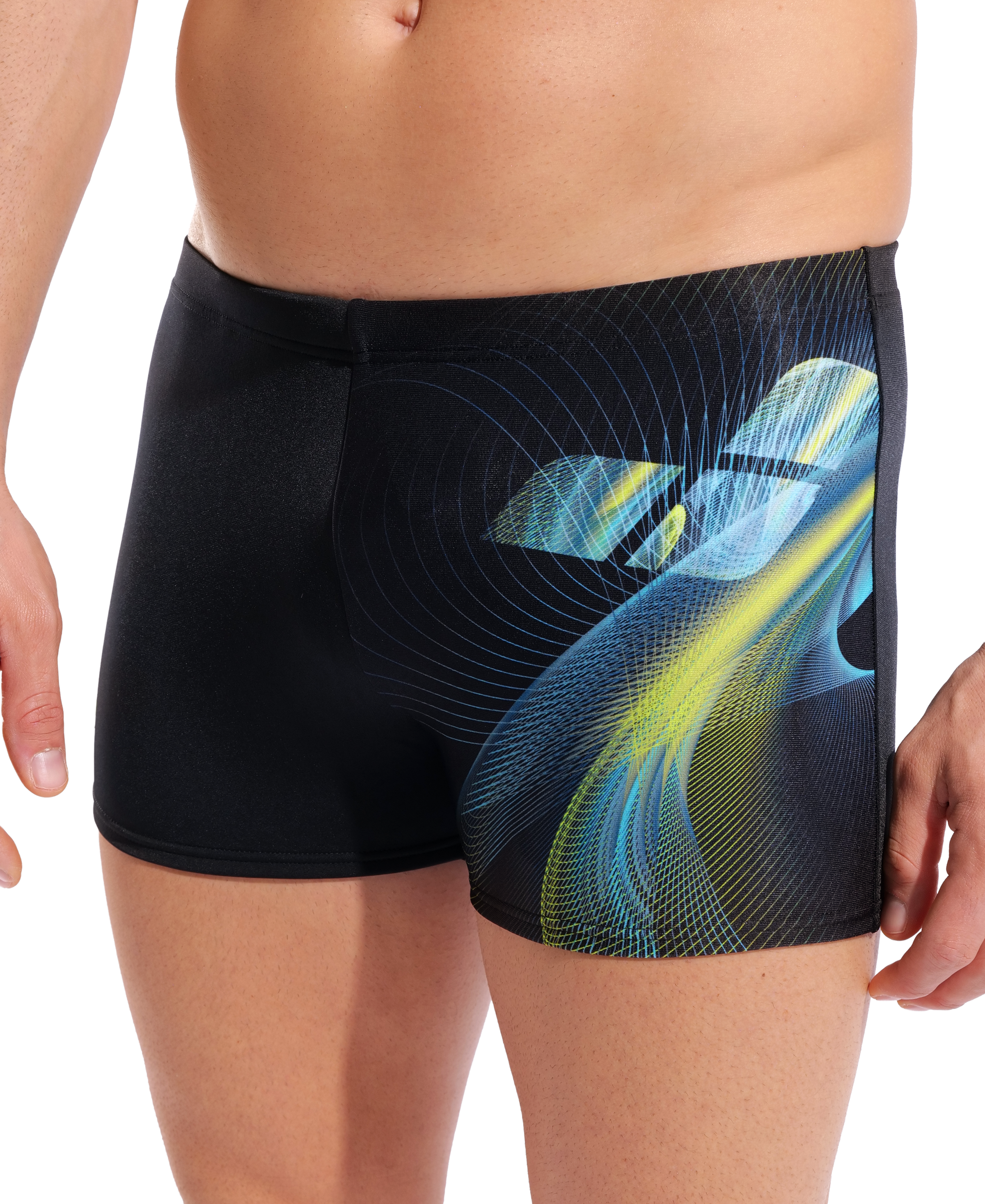 Arena Short de bain »M ARENA JELLYFISH SWIM SHORT« résistant au chlore, à séchage rapide, avec cordon de serrage intérieur
