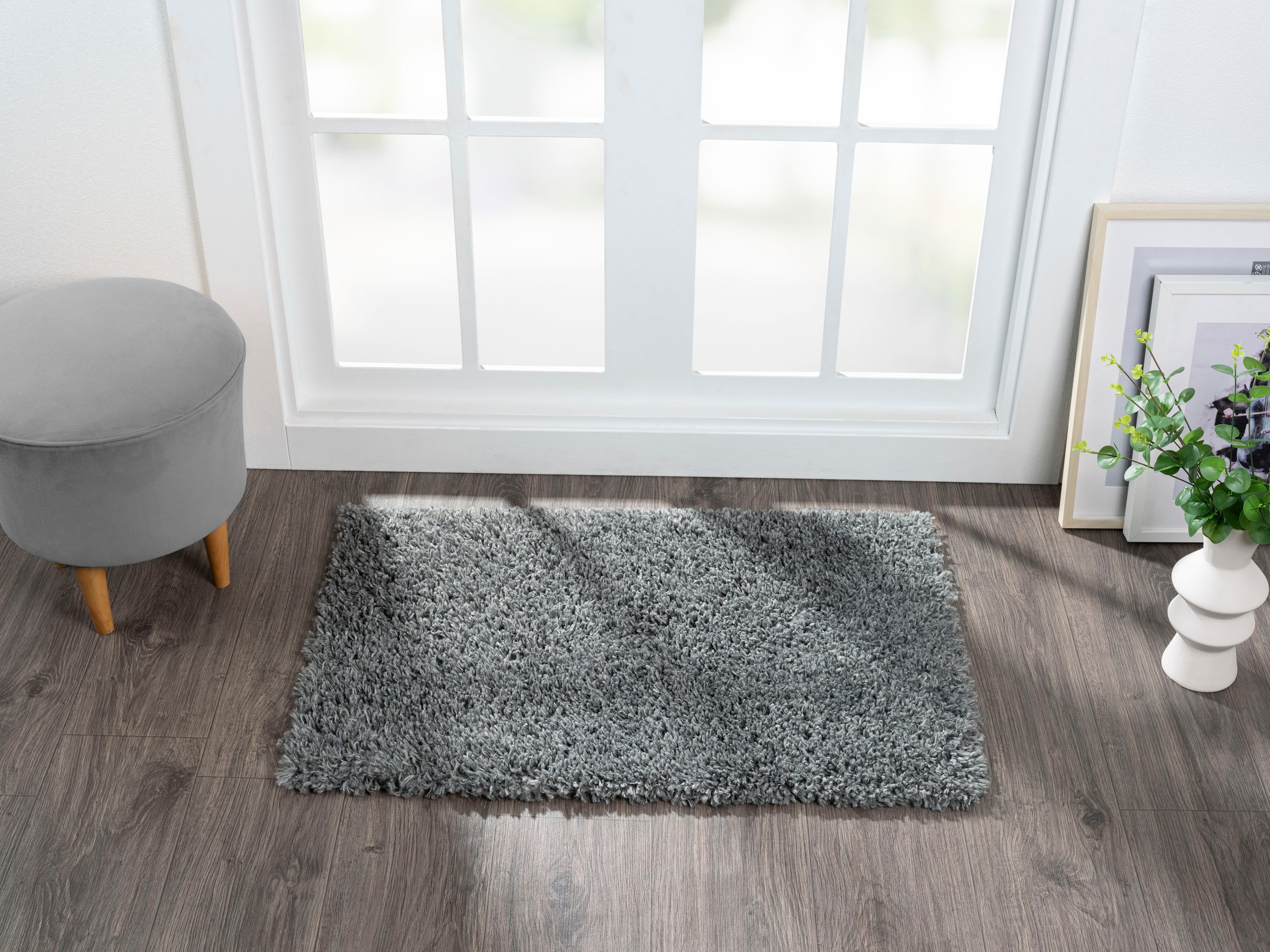 Myflair Möbel & Accessoires Tapis à poils longs »My Shaggy« Rectangulaire 37 mm Höhe Shaggy, Uni-Farben, leicht glänzend, Microfaser, extra flauschig