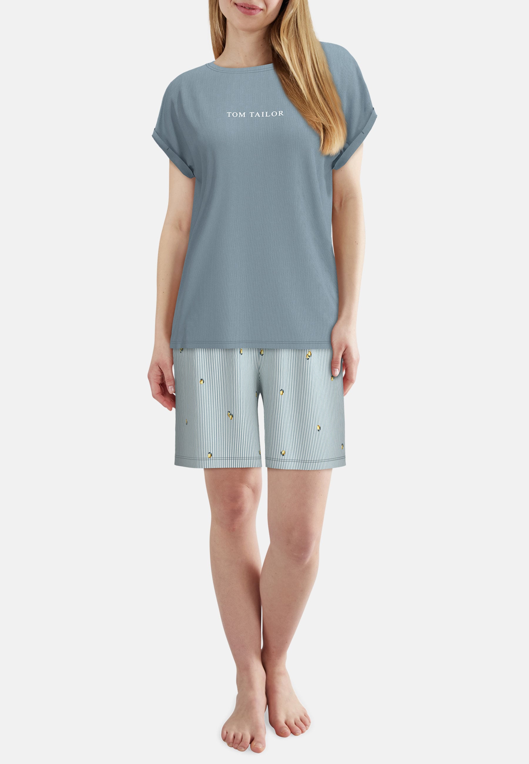 TOM TAILOR Shorty atmungsaktiv, Viskosemix