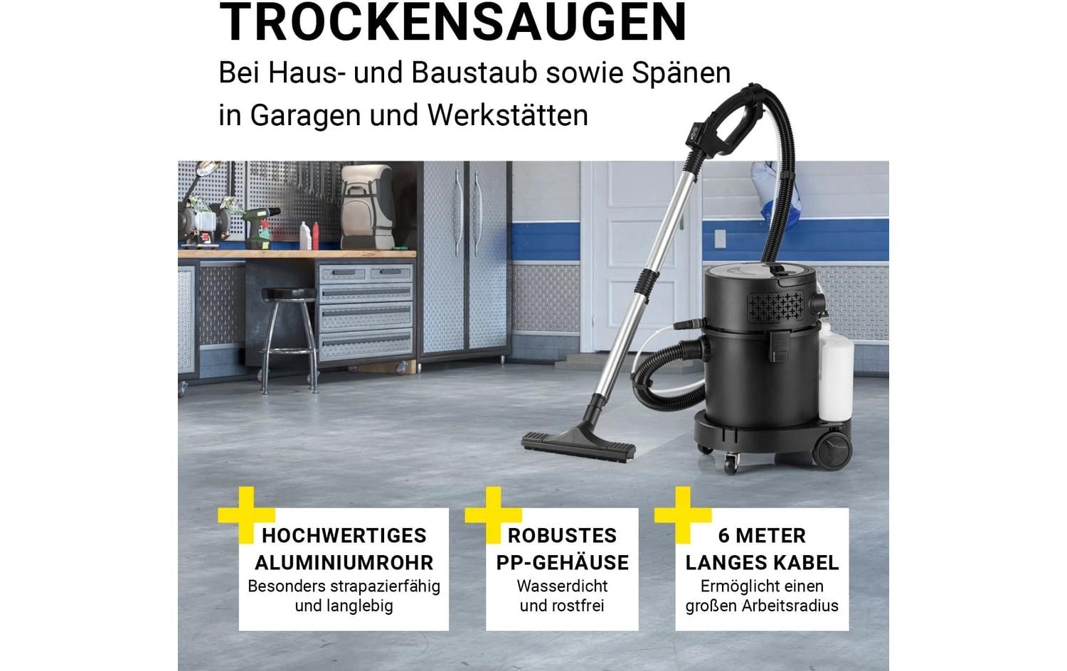   Nass-Trocken-Sauger »N8Werk 30165 1200 W«