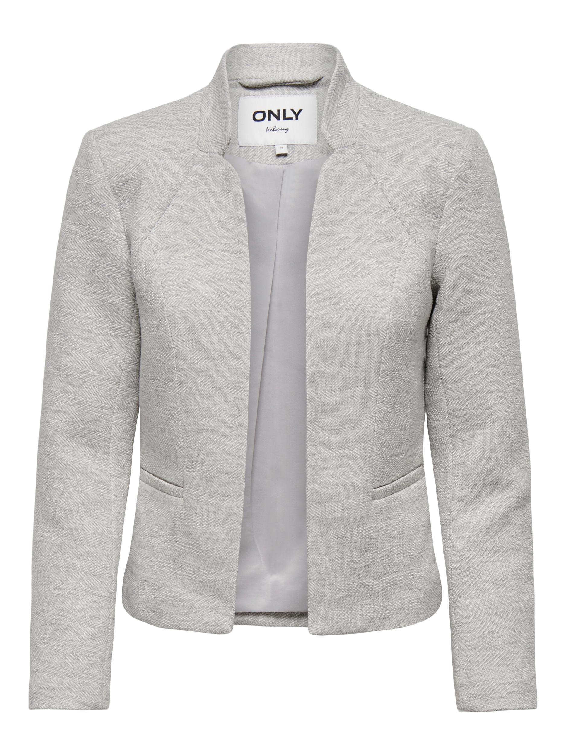 ONLY Blazer court »ONLADDY-LINEA L/S SHORT BLAZER CC TLR« mélange de matériaux, coupe régulière
