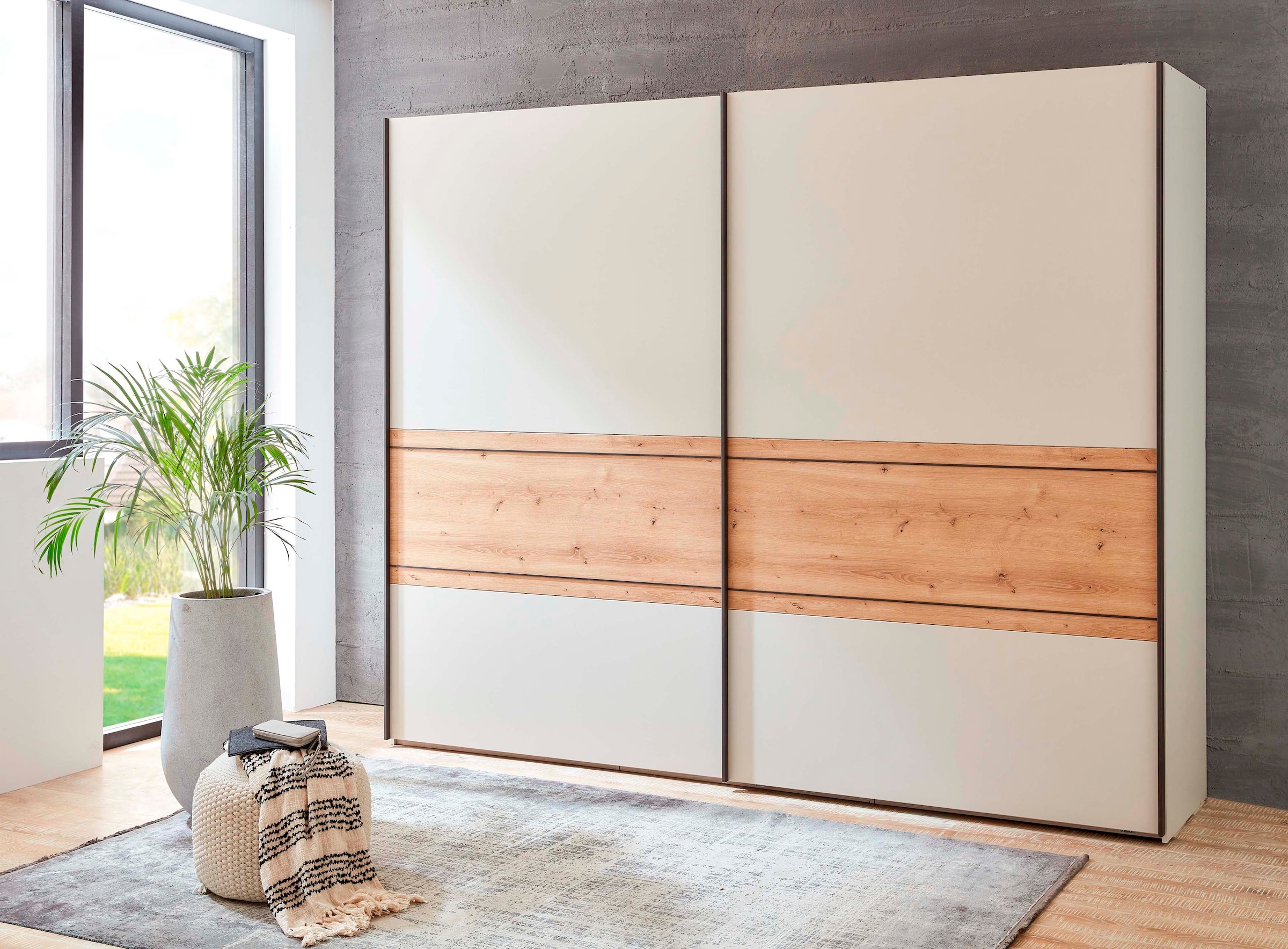 WIEMANN Schwebetürenschrank »Asti« hochwertige Beschläge