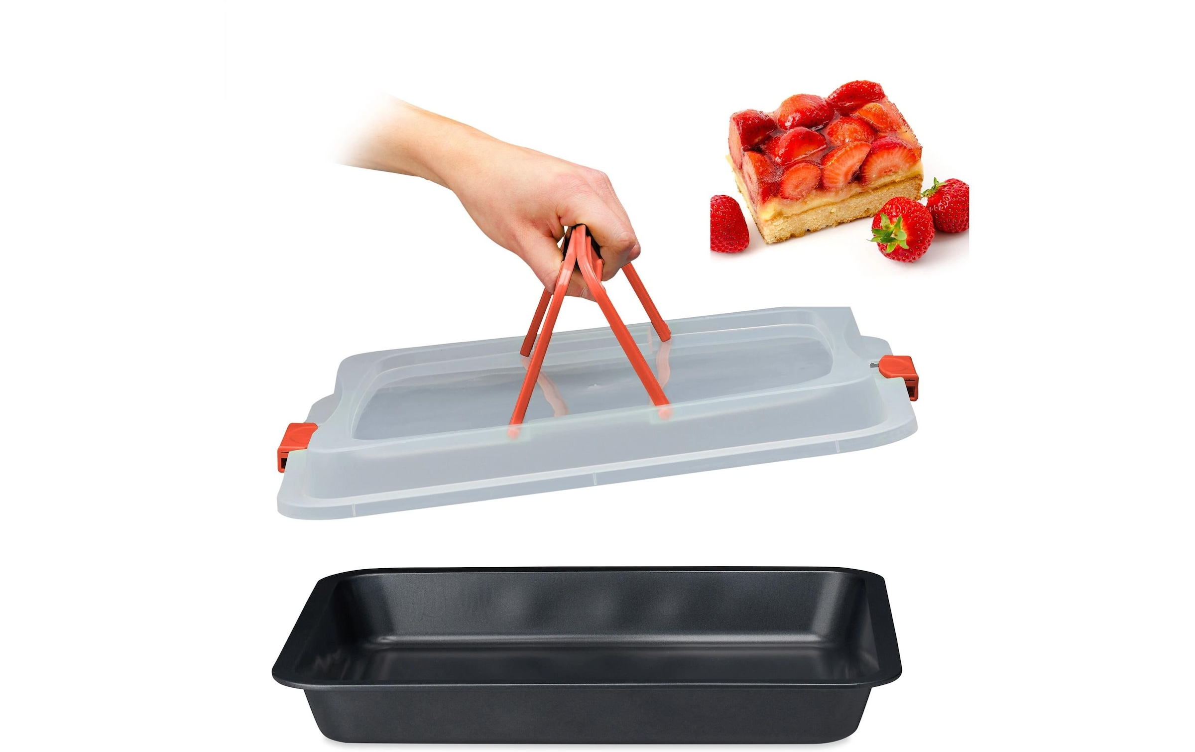 relaxdays Plaque de cuisson »mit Deckel Carbon-Stahl« acier | plastique