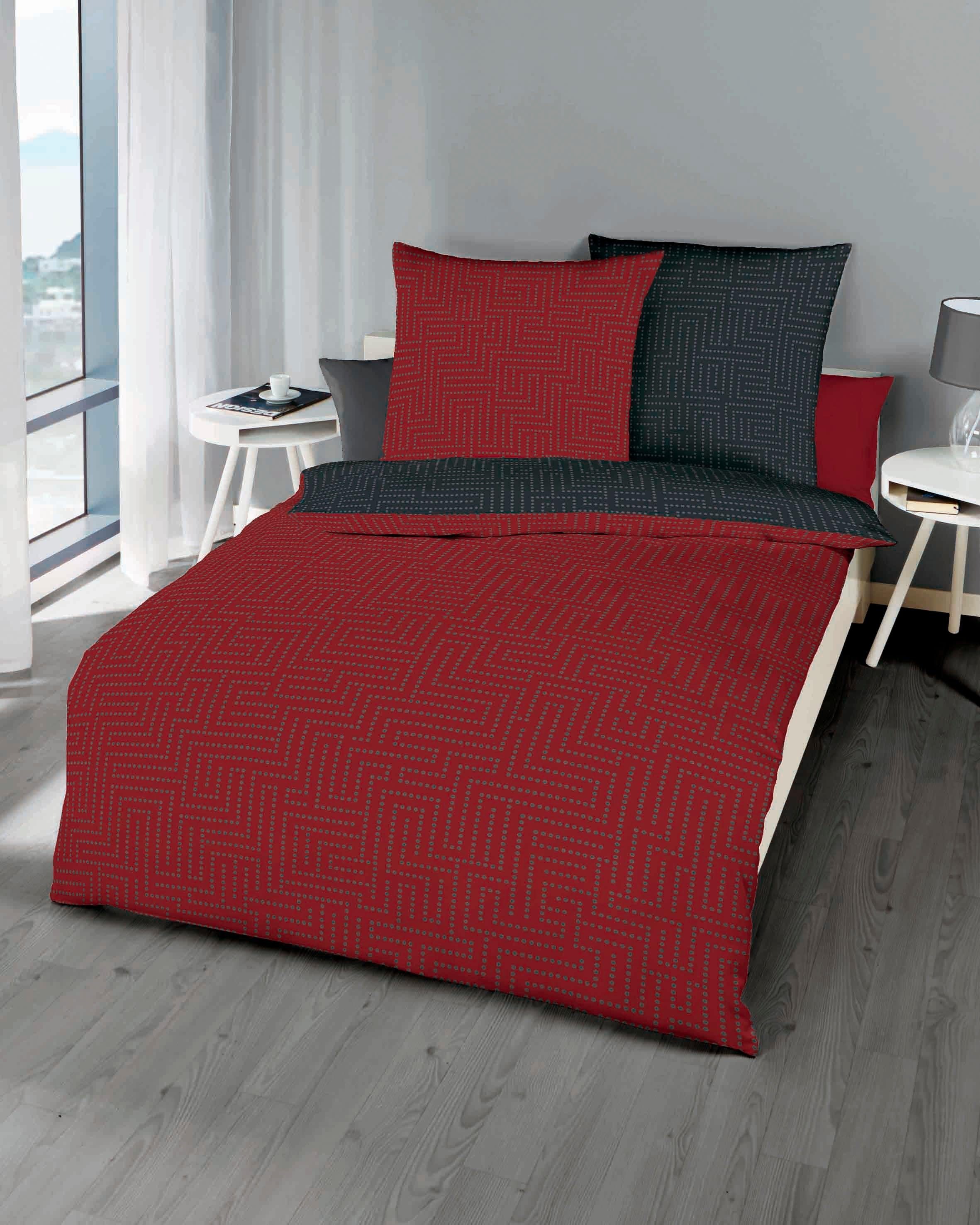 Kaeppel Wendebettwäsche »Password« 3 Stk. tlg. mit graphischem Muster aus kleinen Punkten