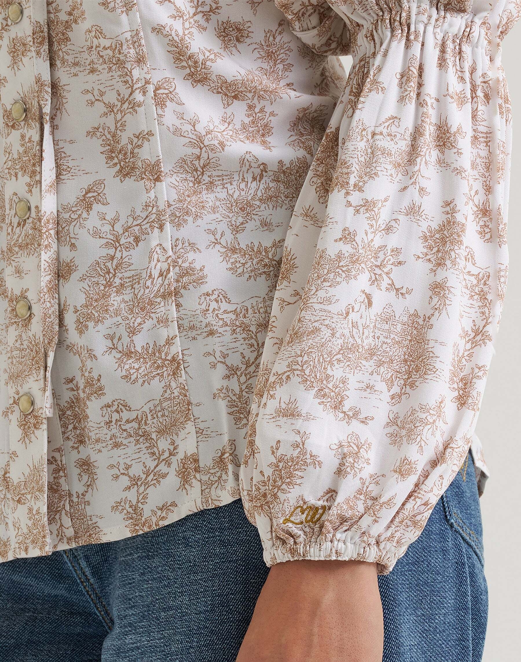 Wrangler Blouse à manches longues »WRANGLER Langarmbluse Lainey«