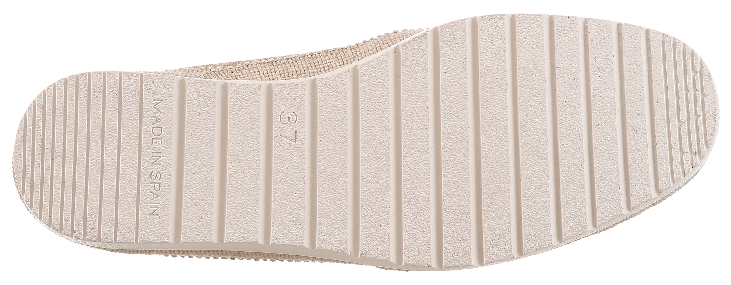 VERBENAS Slipper »NURIA«  espadrille, chaussure à enfiler, chaussure basse avec inserts stretch