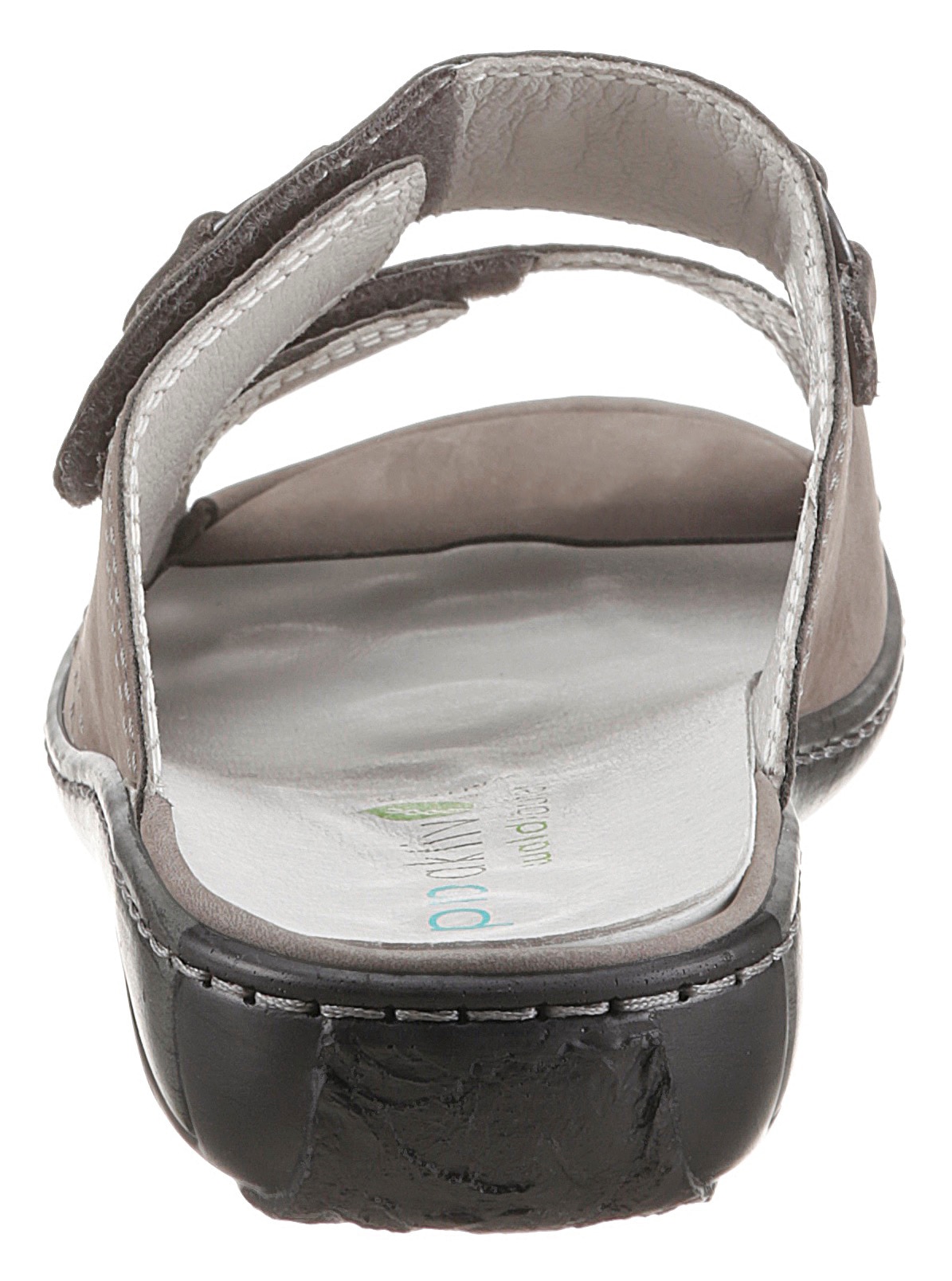 Waldläufer Pantolette »GARDA«  , Keilabsatz, Sommerschuh, Schlappen mit Schmuckapplikation, Weite G