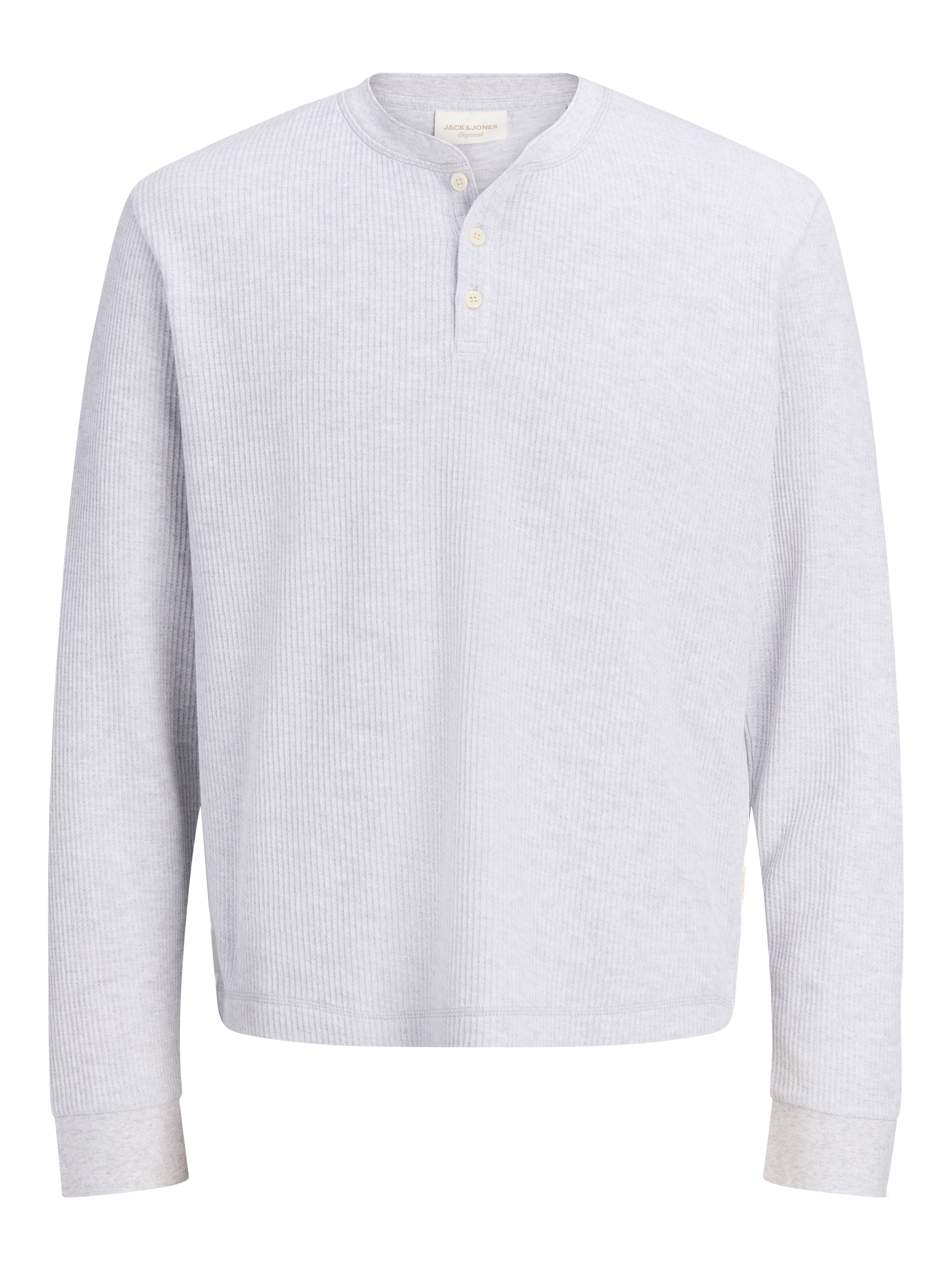 Jack & Jones T-shirt à manches longues »JORCHAMBERI HENLEY LS TEE« mélange coton, coupe régulière