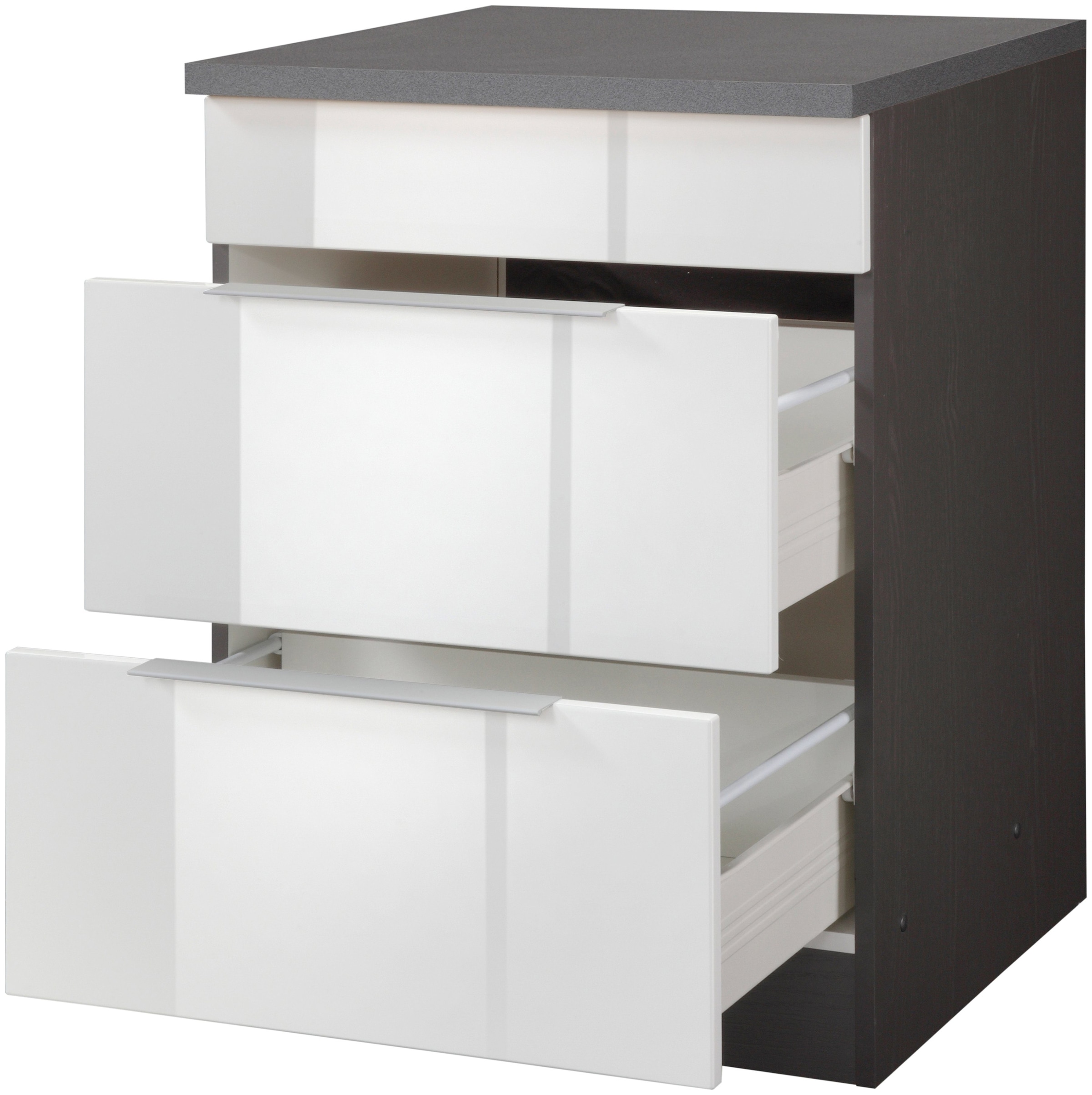 KOCHSTATION Armoire d'encastrement pour table de cuisson »KS-Brindisi« 60 cm de large, pour plaque de cuisson autonome