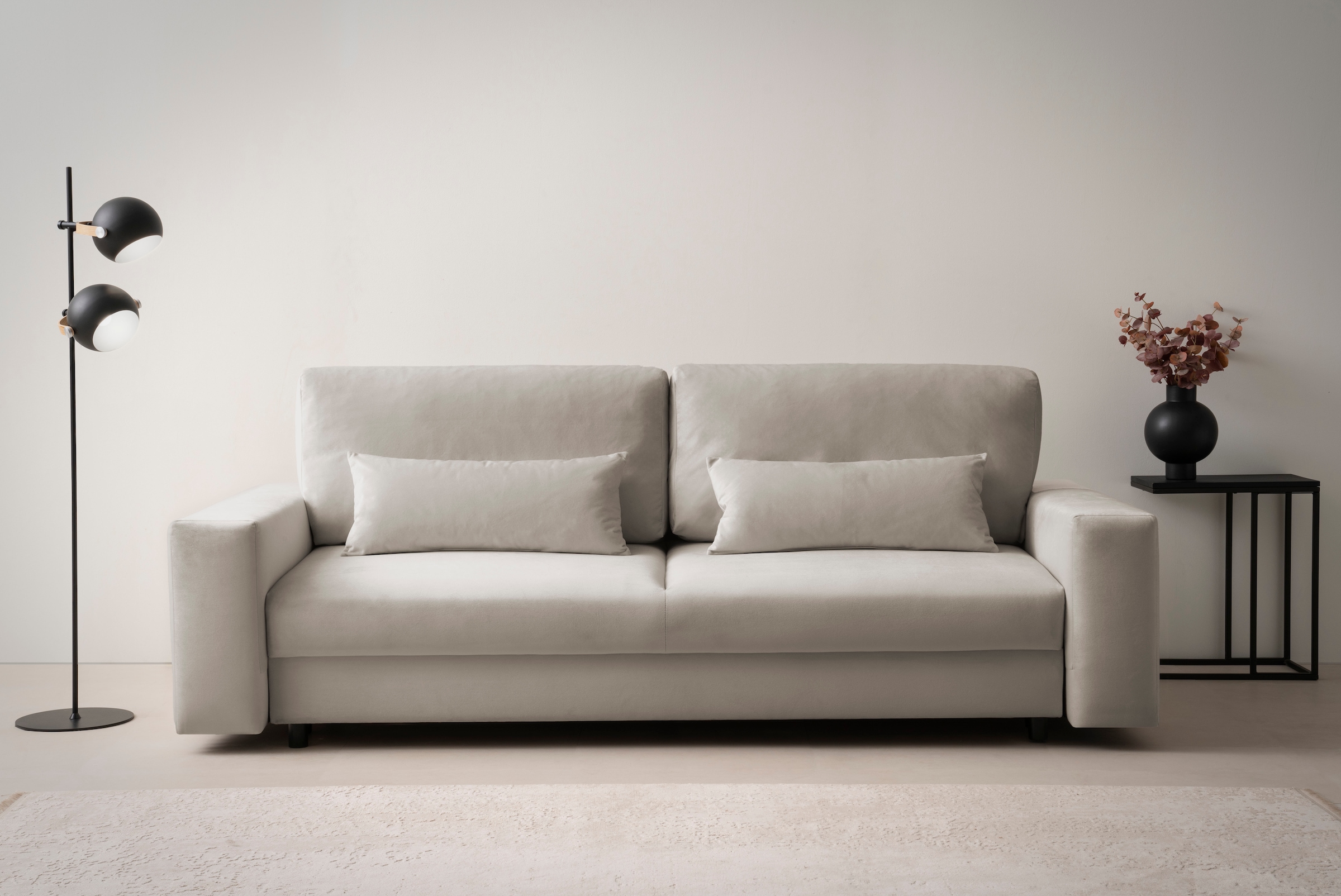 LeGer Home by Lena Gercke Canapé-lit »Imoga, Polster mit Schlaffunktion, 3-Sitzer Sofa, Couch mit Bettkasten« in modernen Farben und Stoffen, Bettfunktion, Liegefläche: 200x150 cm