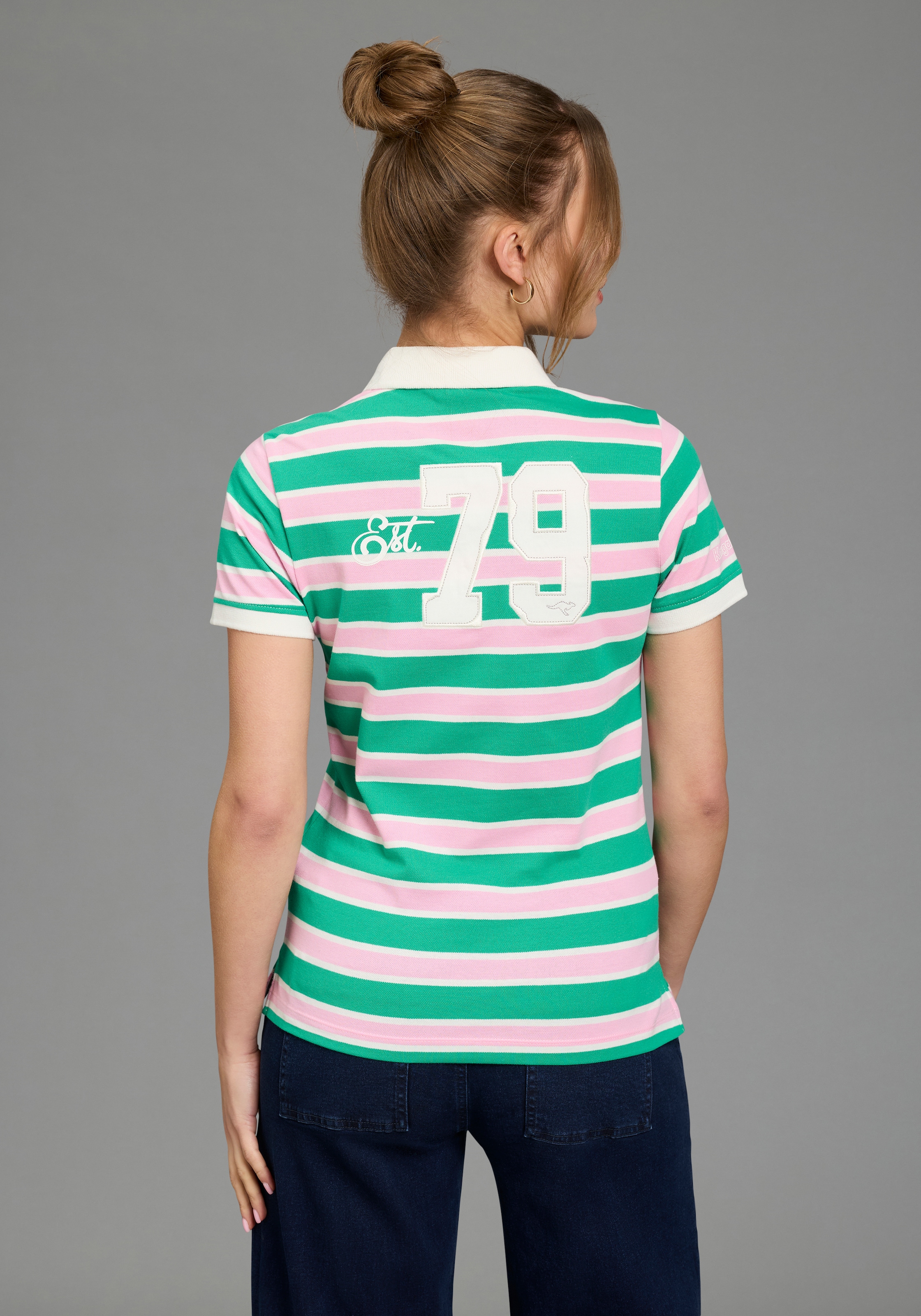 KangaROOS Polo mit vielen Details & Branding