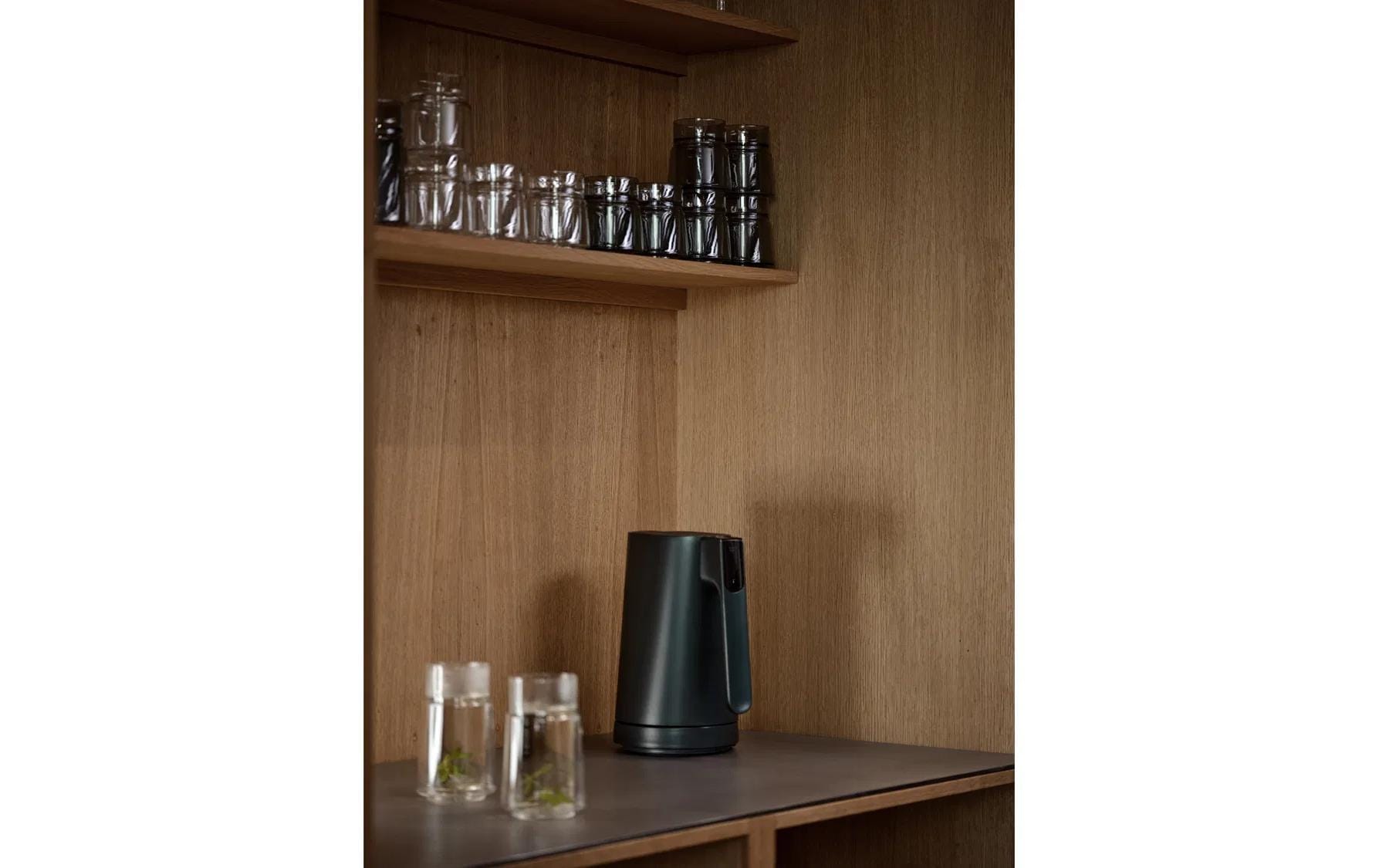 Jacob Jensen Chauffe-eau »23 x 16 x 26 cm 1,2 l« 1,2 l 2200 W Wasserkocher mit Touch-Bedienung und Temperaturvorwahl